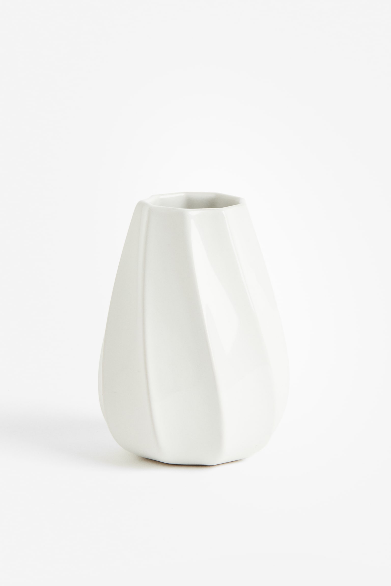 Small stoneware vase - White - 1