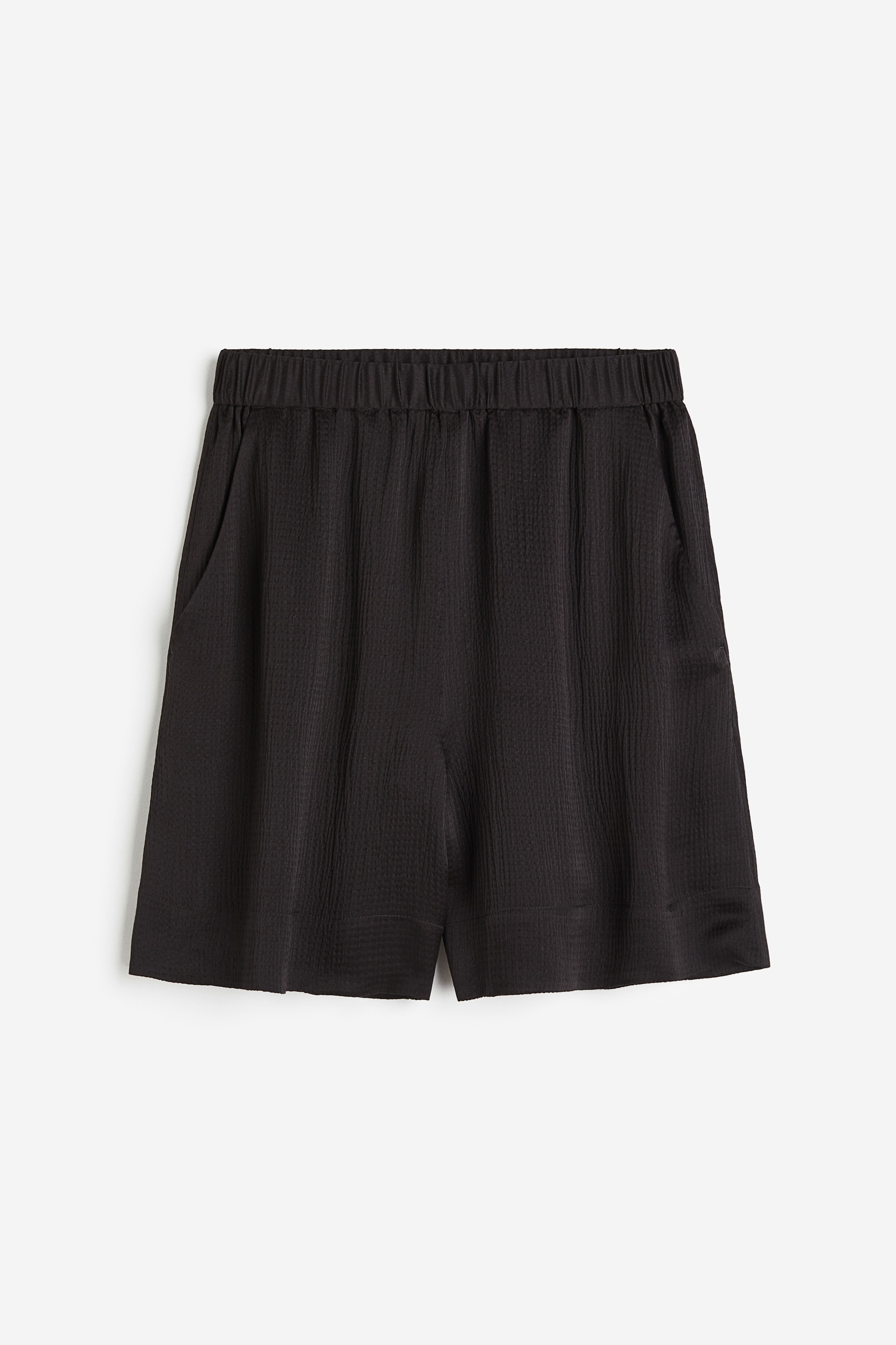 Silk blend Shorts Black Ladies H M CA