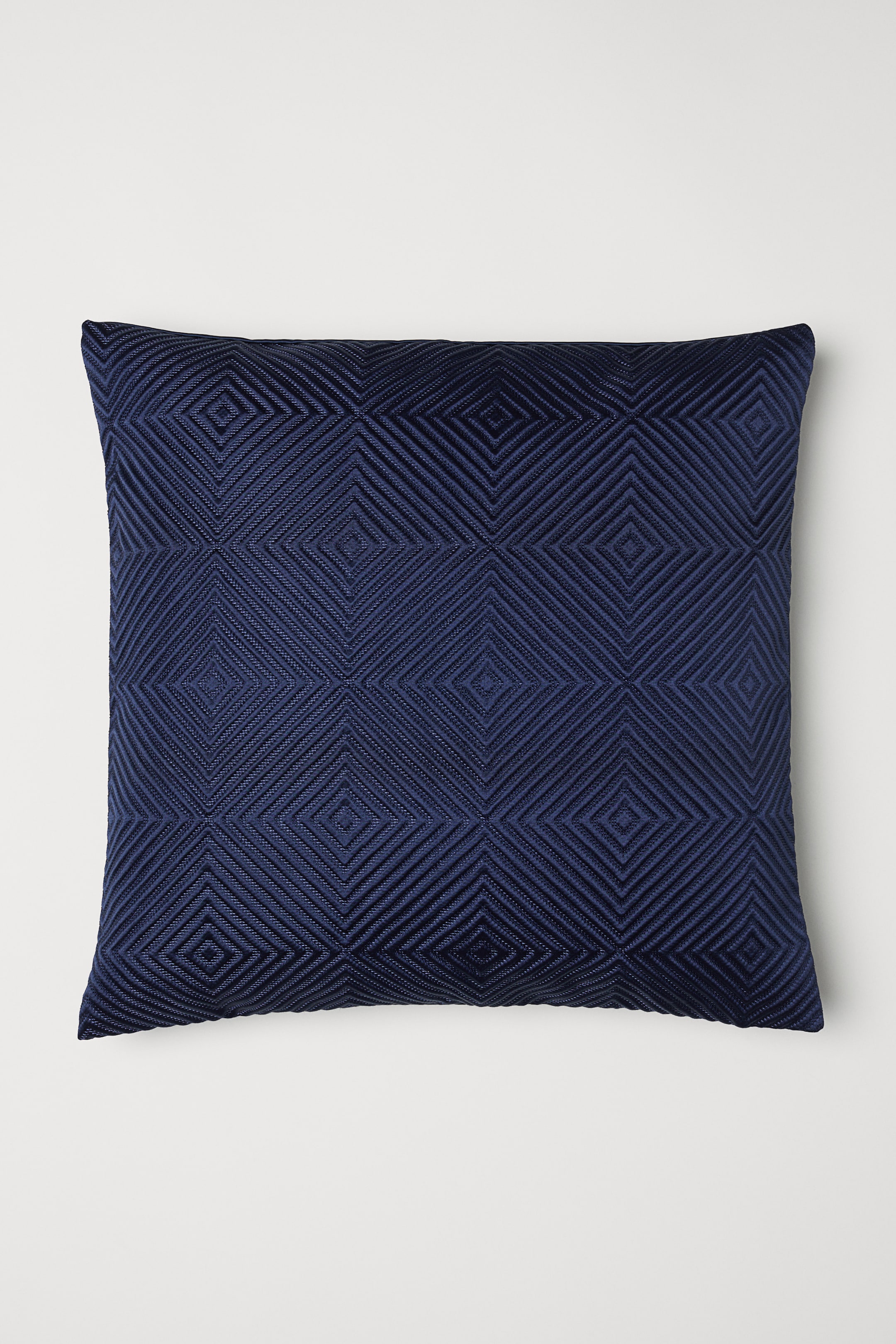 Büyük resmi görüntüle: Jakarlı Dokuma Kırlent Kılıfı - Koyu mavi - Home All | H&M TR 1