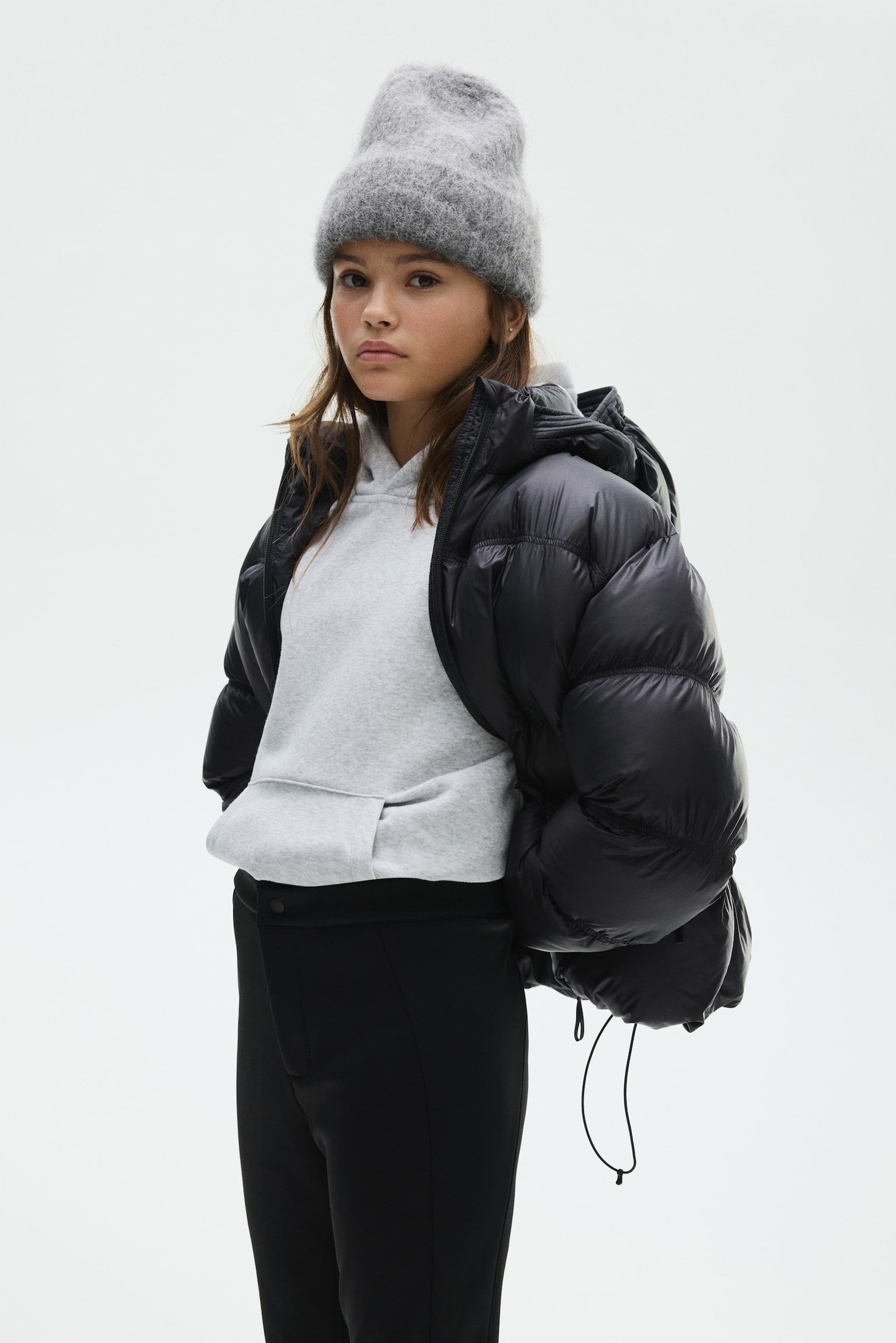 Brushed-inside ski trousers - Black - 6