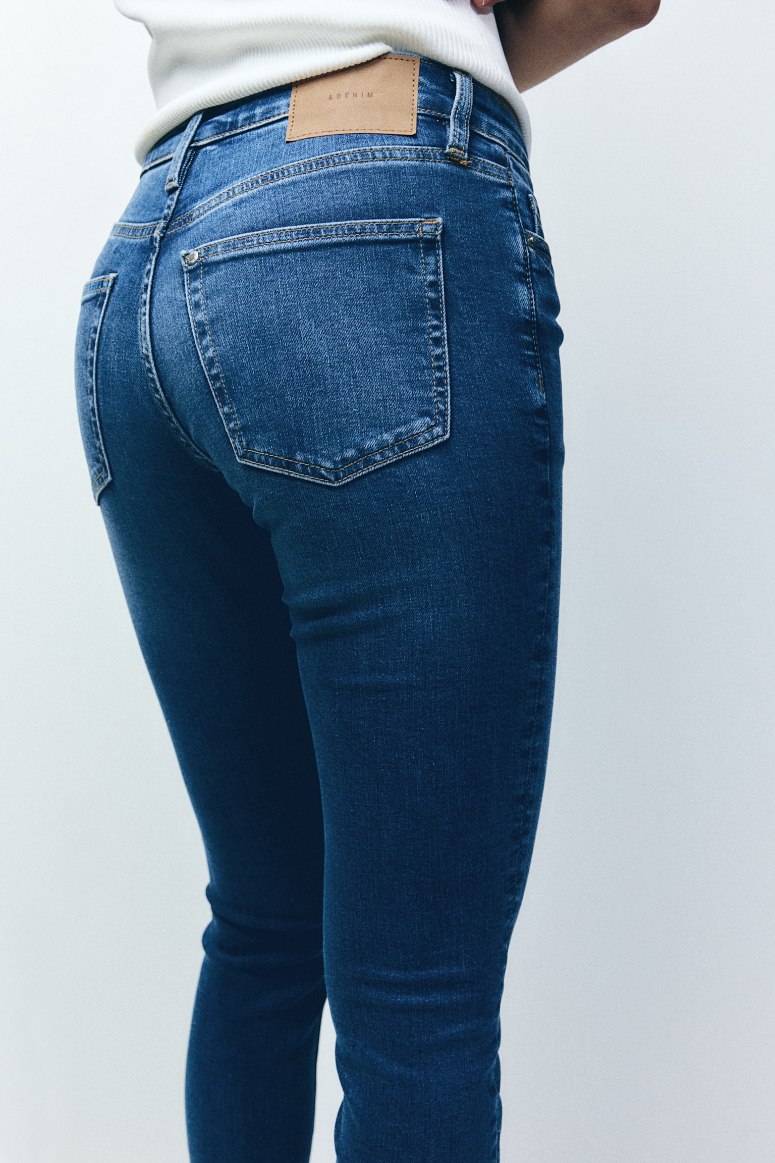 Skinny Regular Ankle Jeans - Denim blue/Light denim blue/Beige/Black/Black/Denim blue/Light denim blue - 6