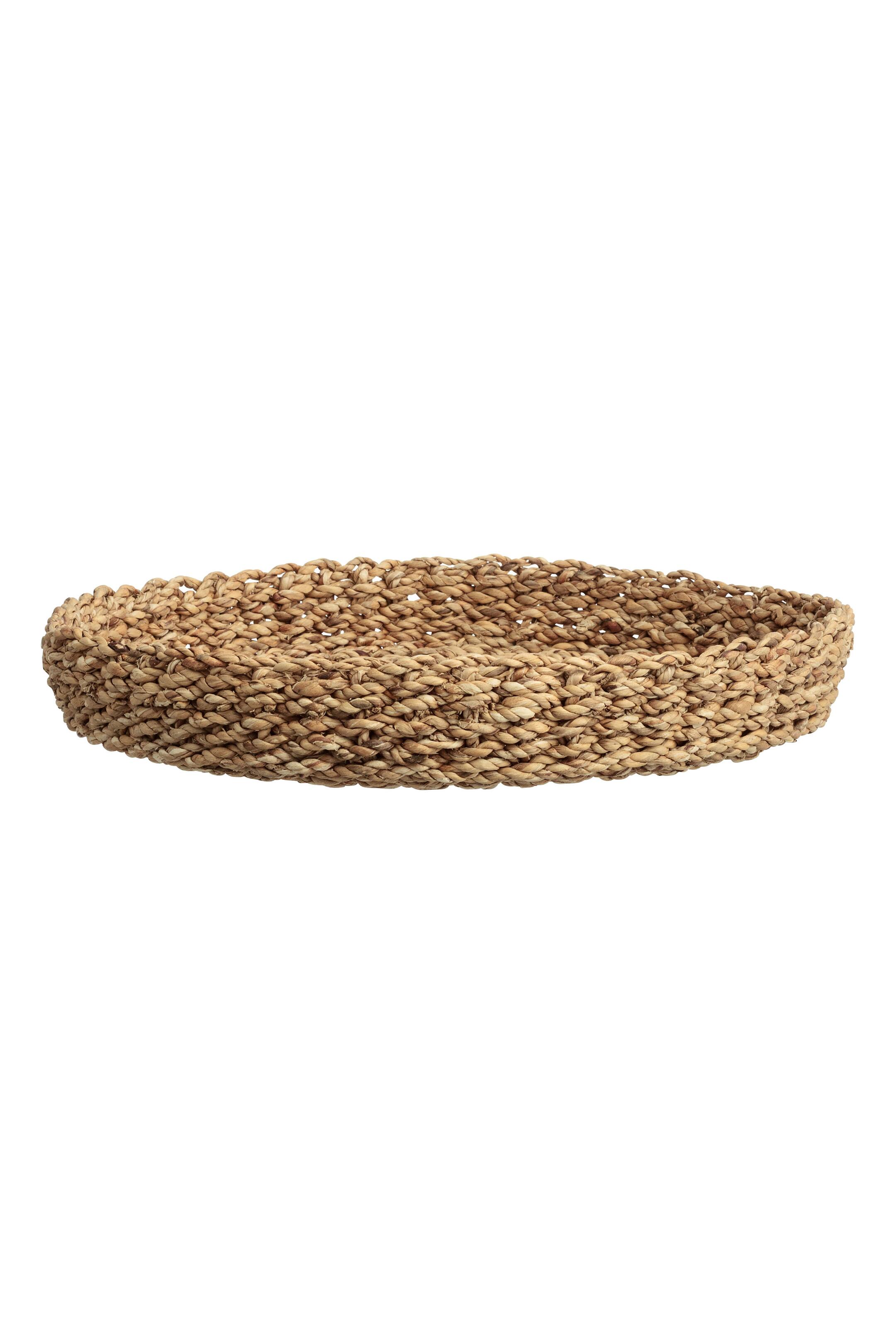 Grotere afbeelding bekijken: Rond dienblad van stro - Naturel - HOME | H&M NL 1