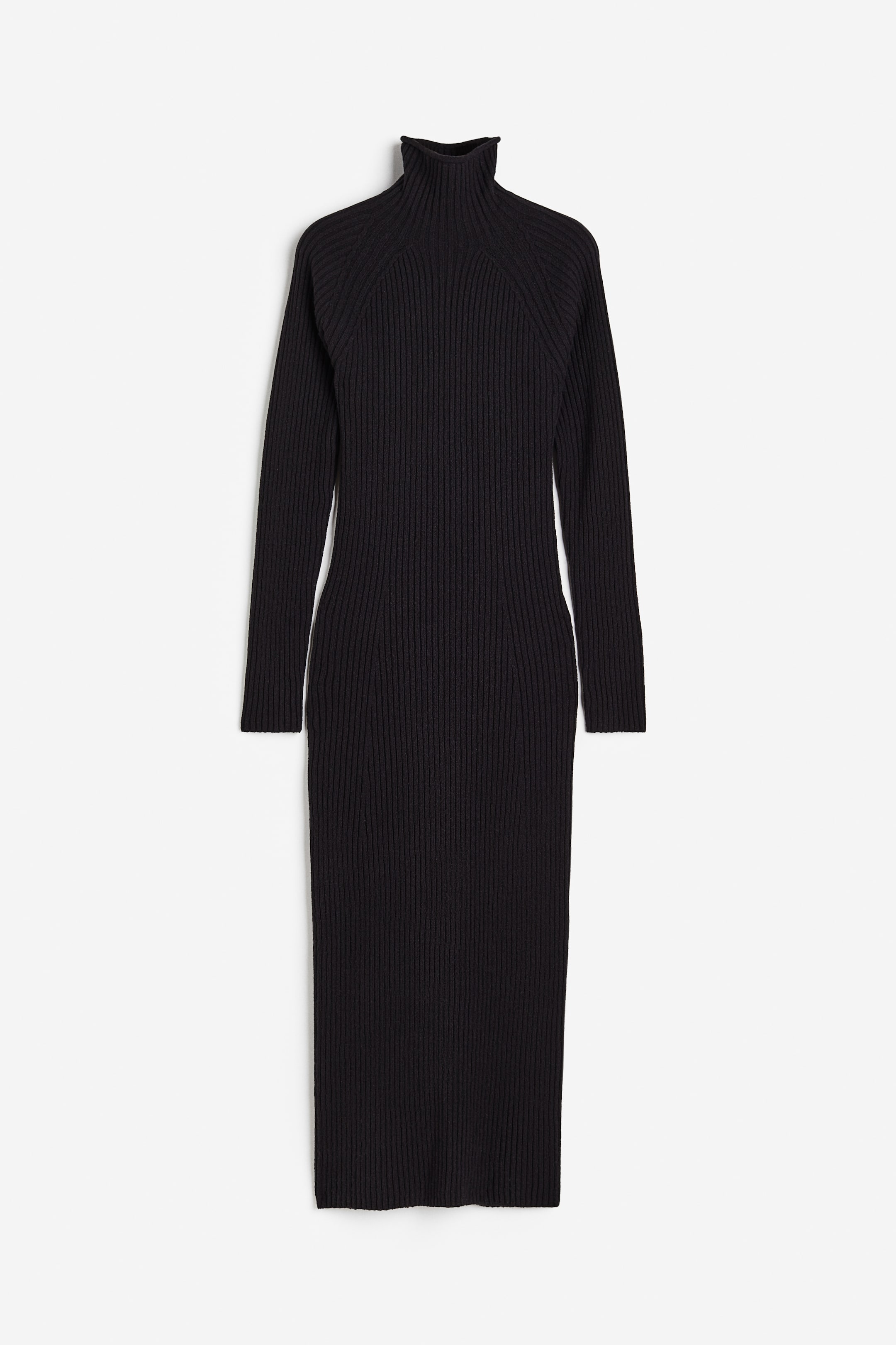 Silk-blend Turtleneck Dress