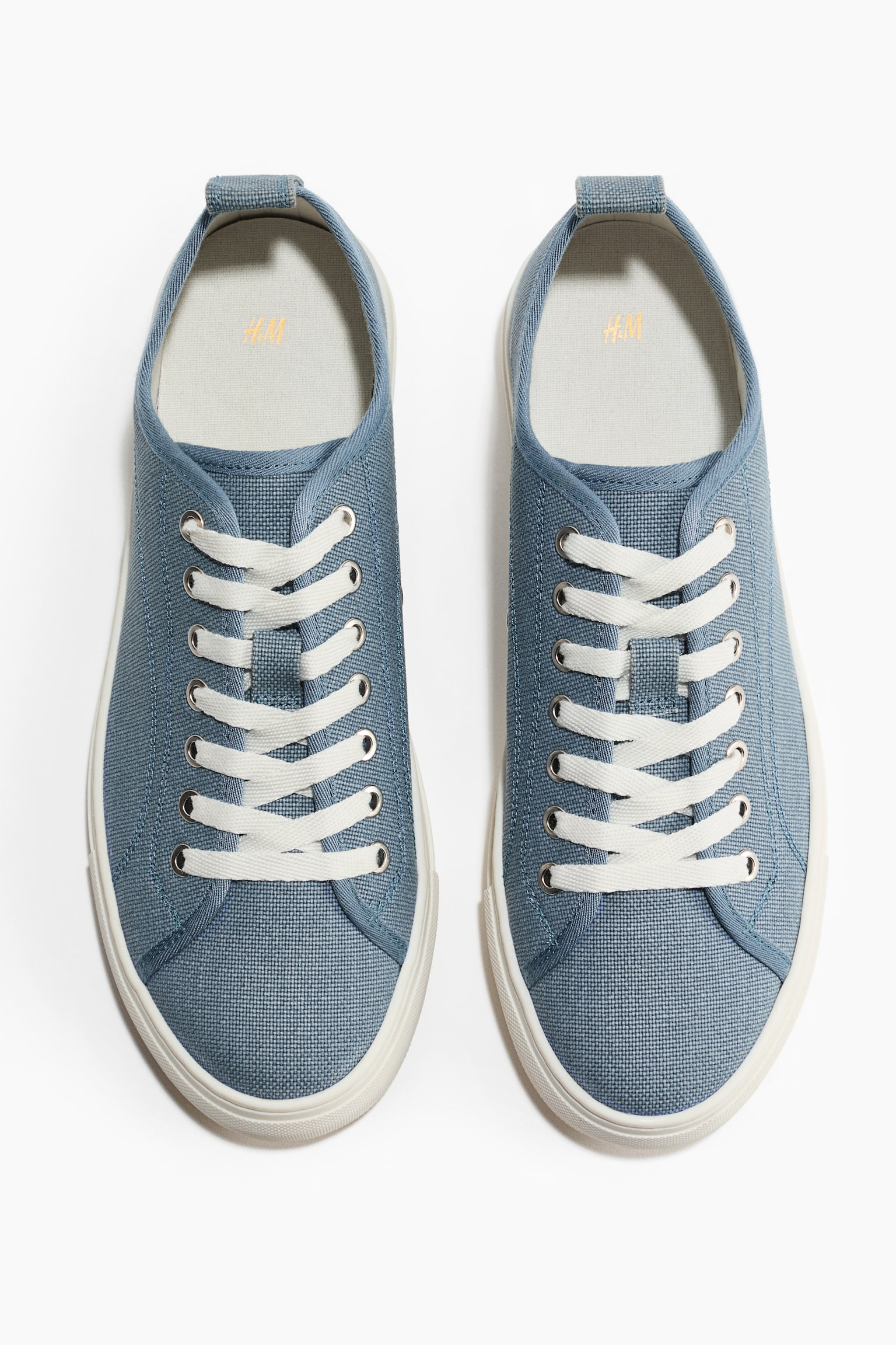 Canvas trainers - Dusty blue/Beige/White - 2