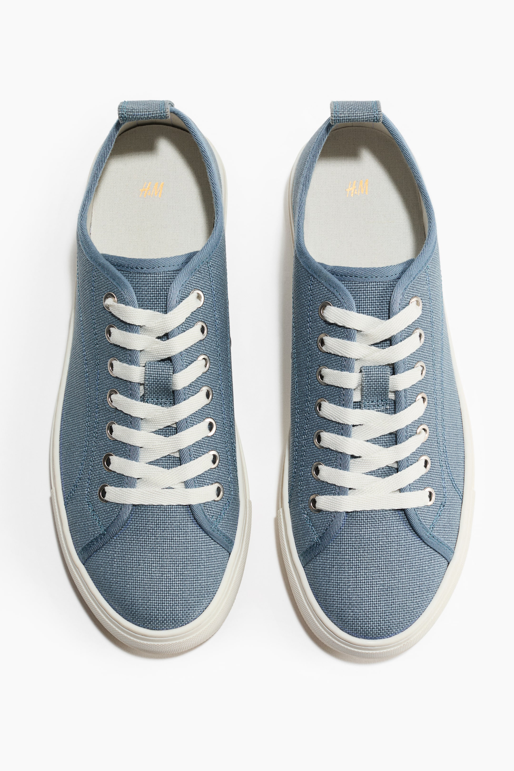 View larger image: Canvas trainers - Dusty blue - Men | H&M IN 2