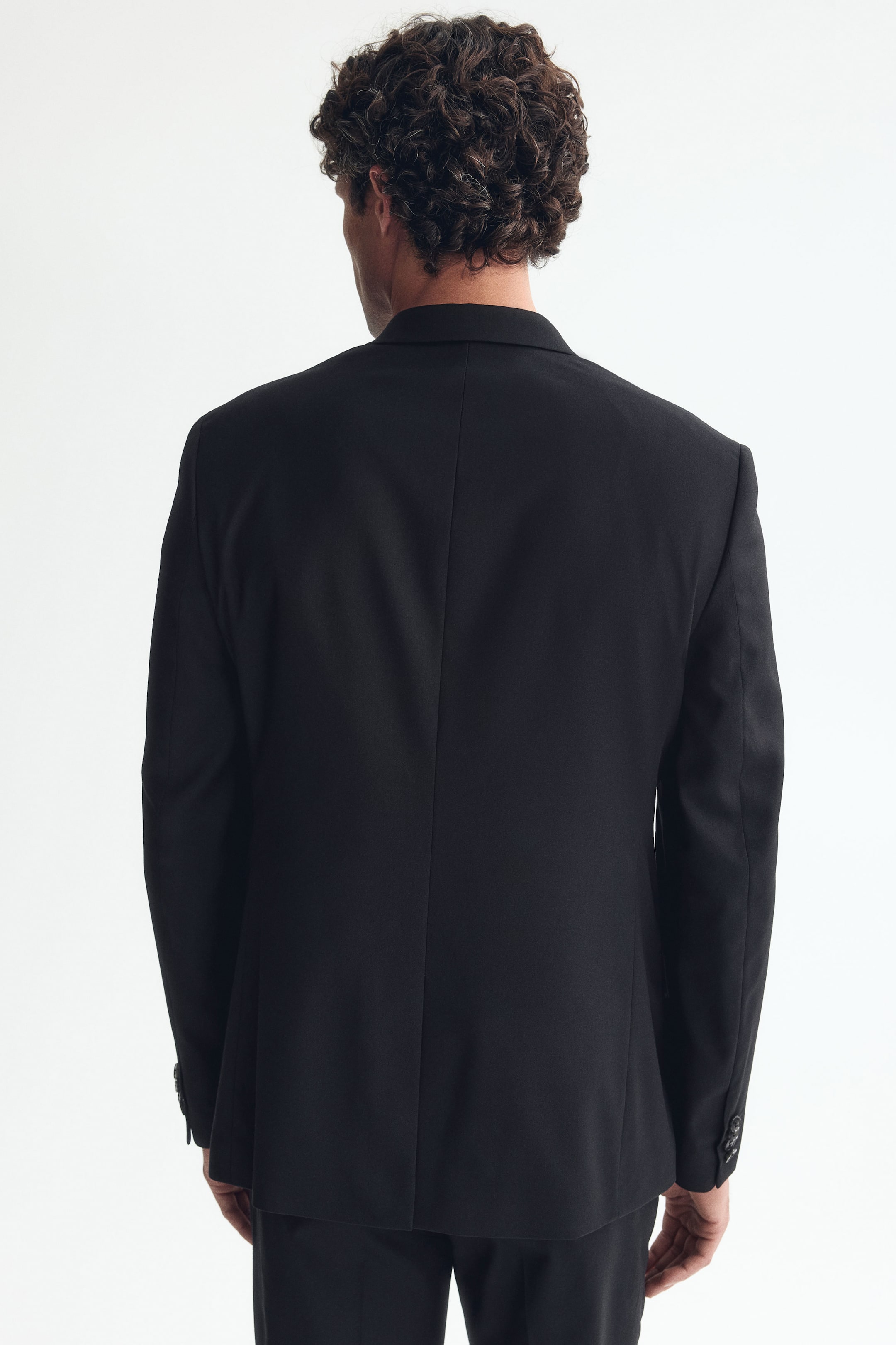 Skinny-Fit Single-Breasted Jacket