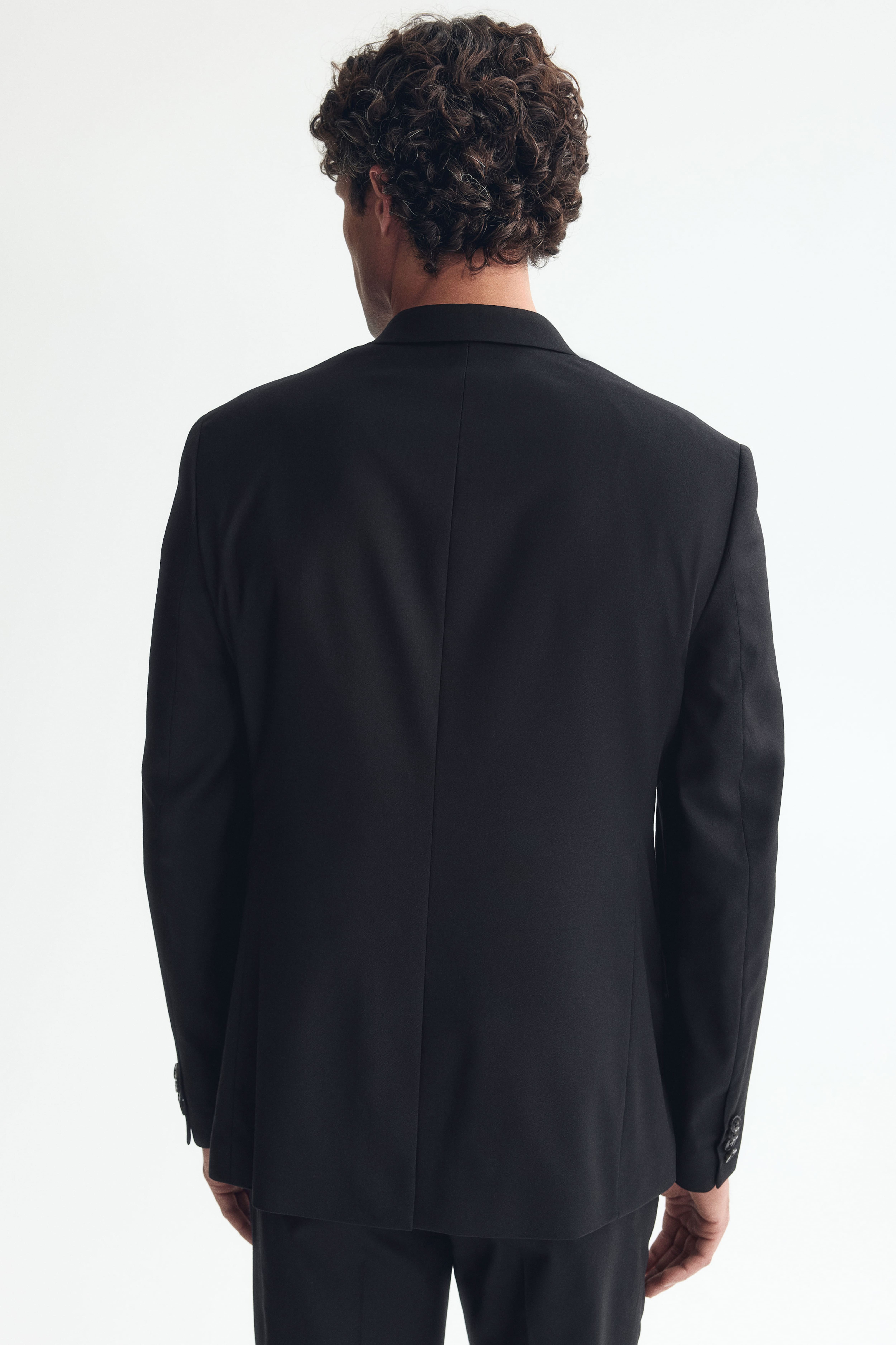 Skinny-Fit Single-Breasted Jacket