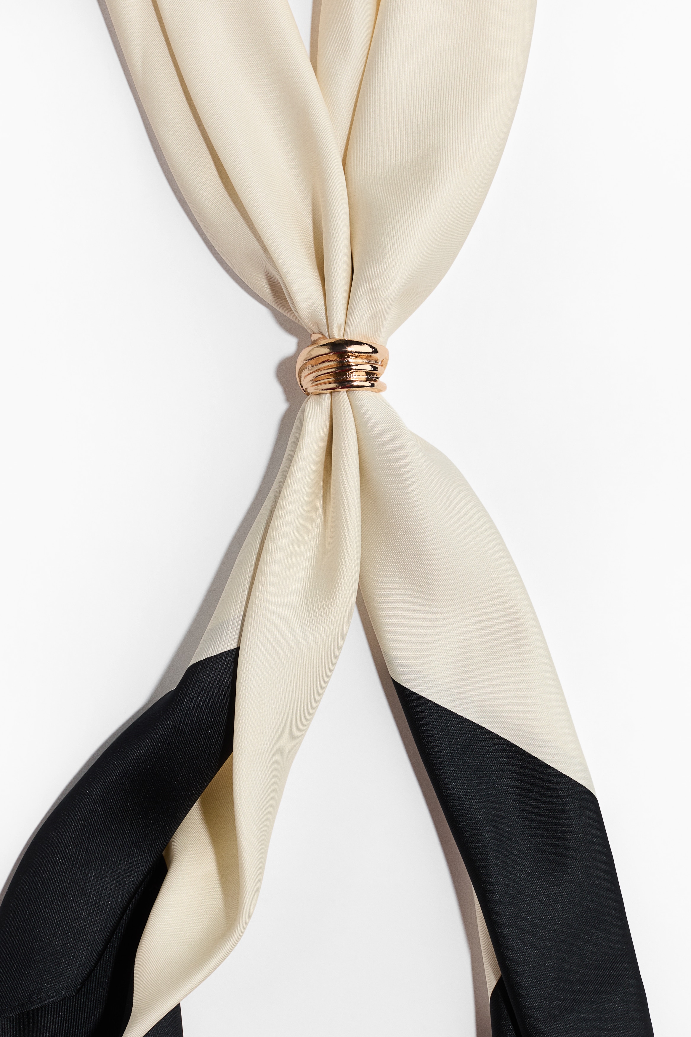 Metal-Detail Neck Scarf - thumbnail 2