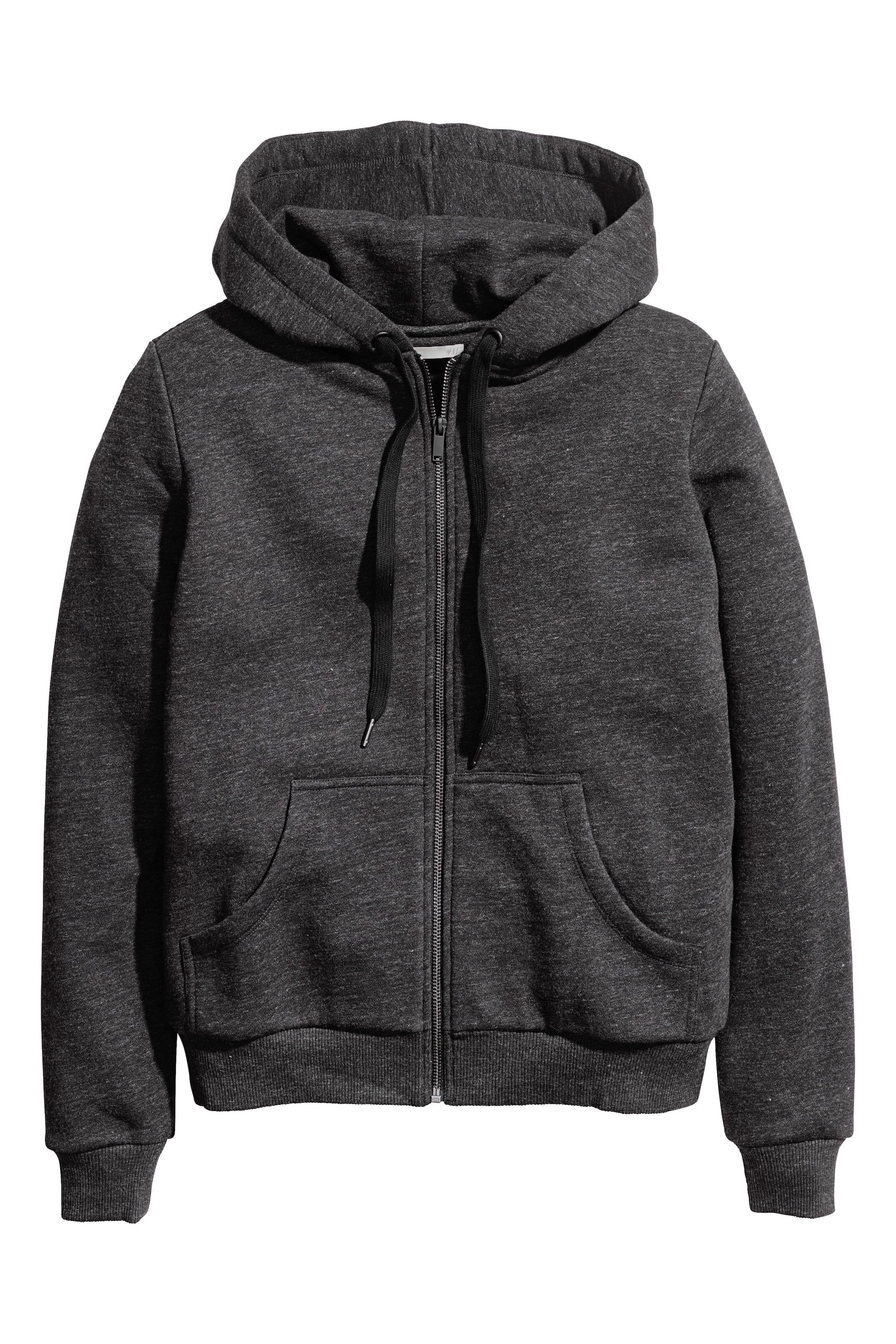Ingrandisci l'immagine: Giacca con cappuccio - Dark grey marl - DONNA | H&M CH 1