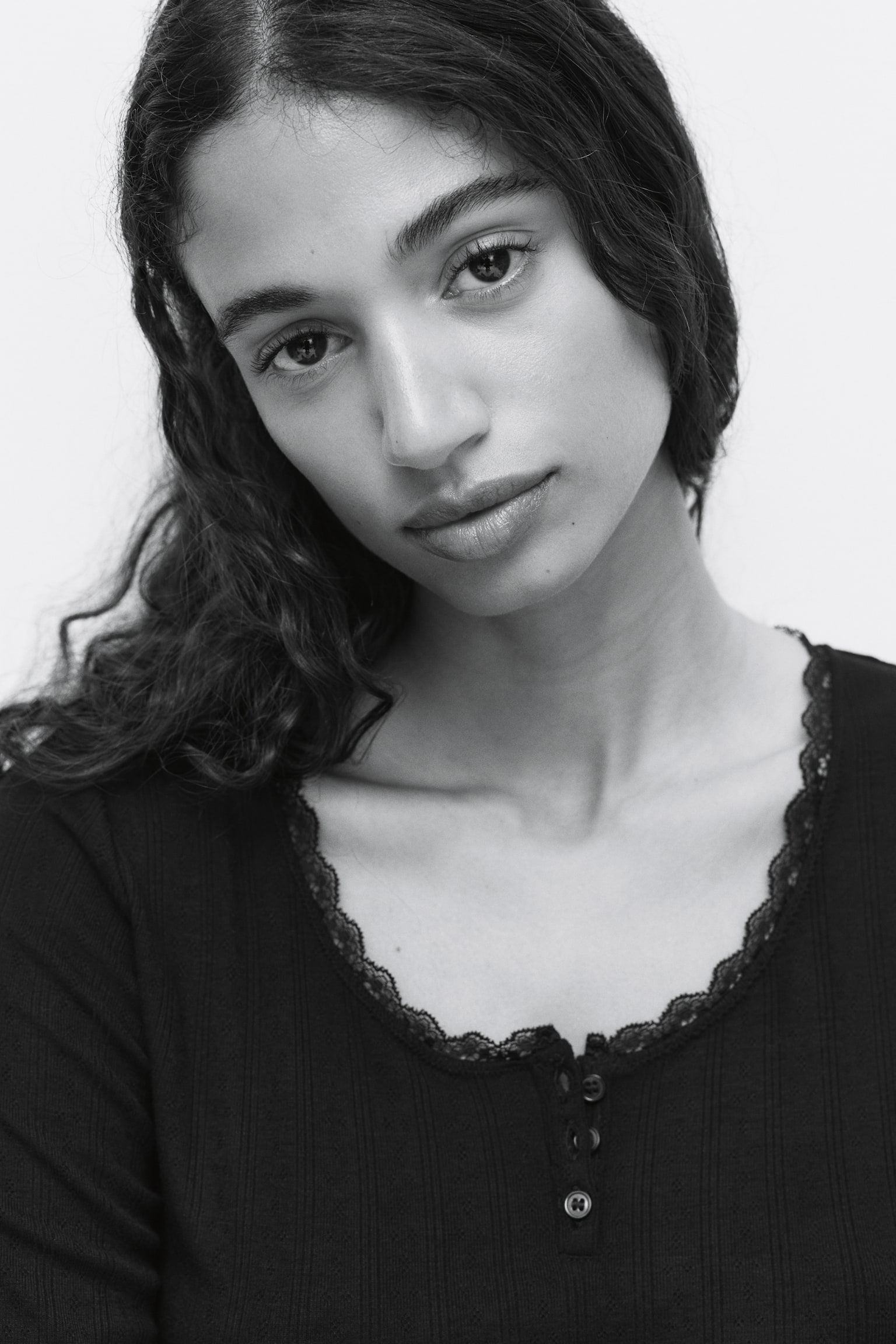 Pointelle jersey pyjamas - Black/Light pink - 5