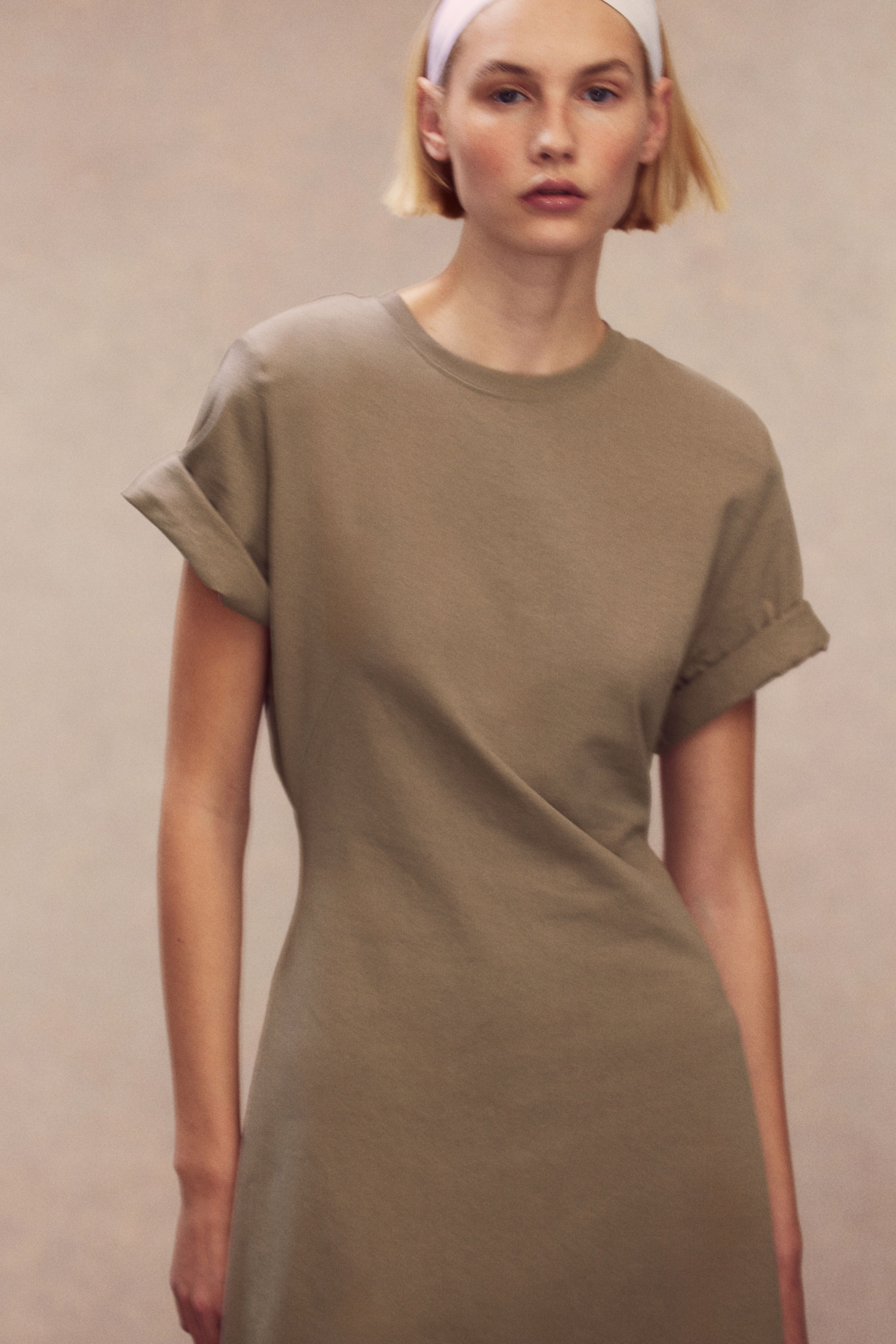 Brown tee hot sale shirt dress