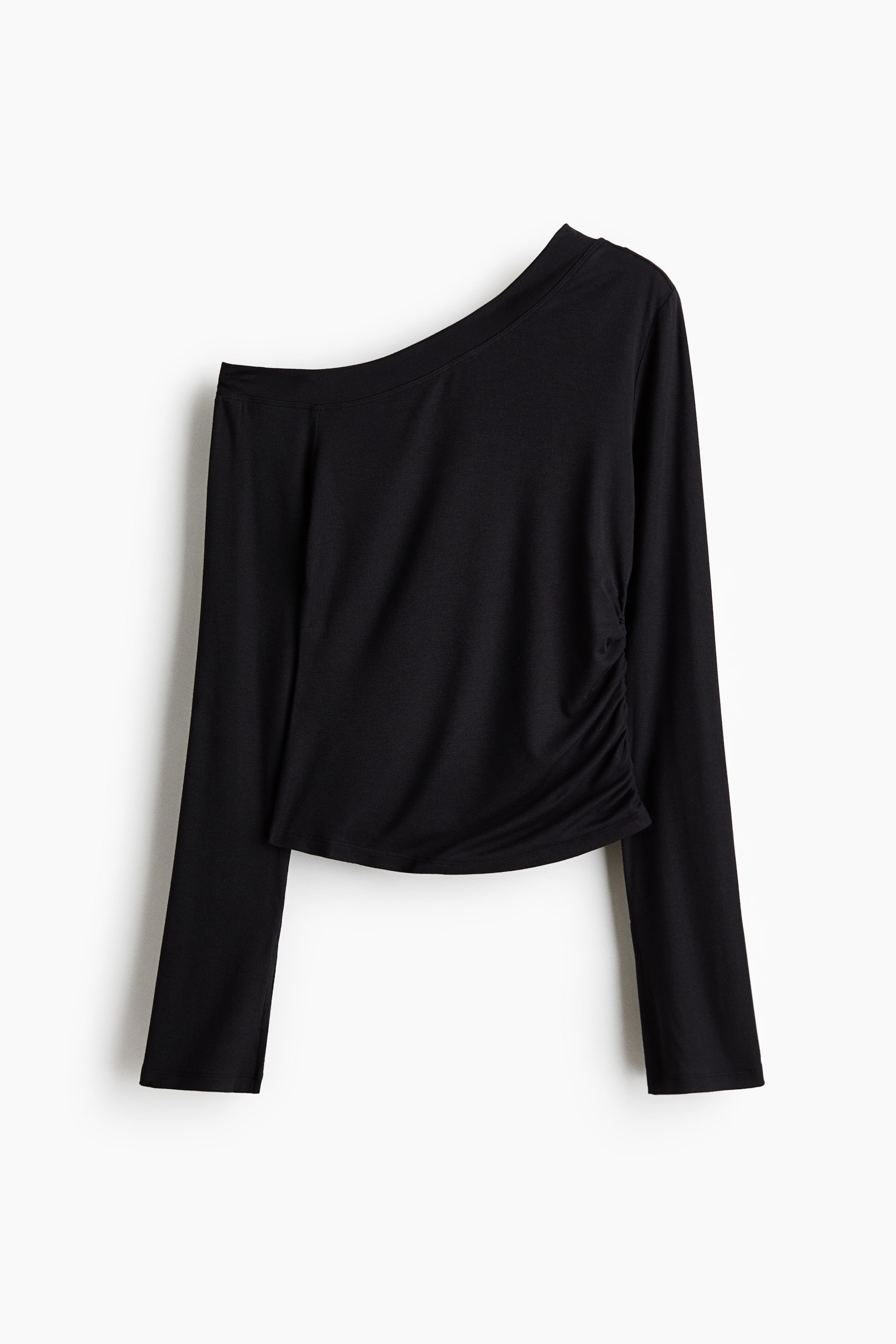 One-Shoulder Viscose Top
