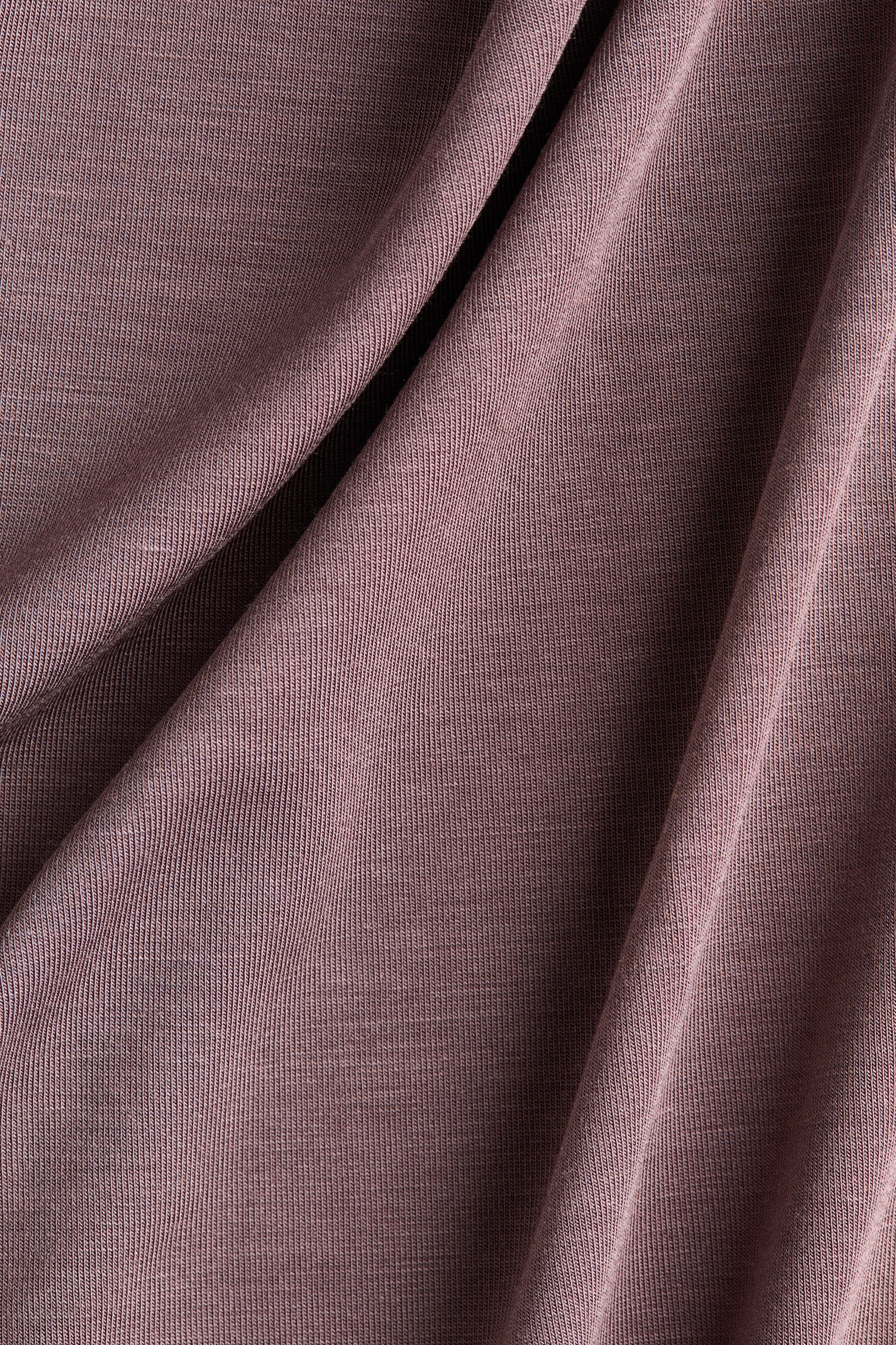 Cropped Yogashirt mit Langarm-Mattes Mauve - 4
