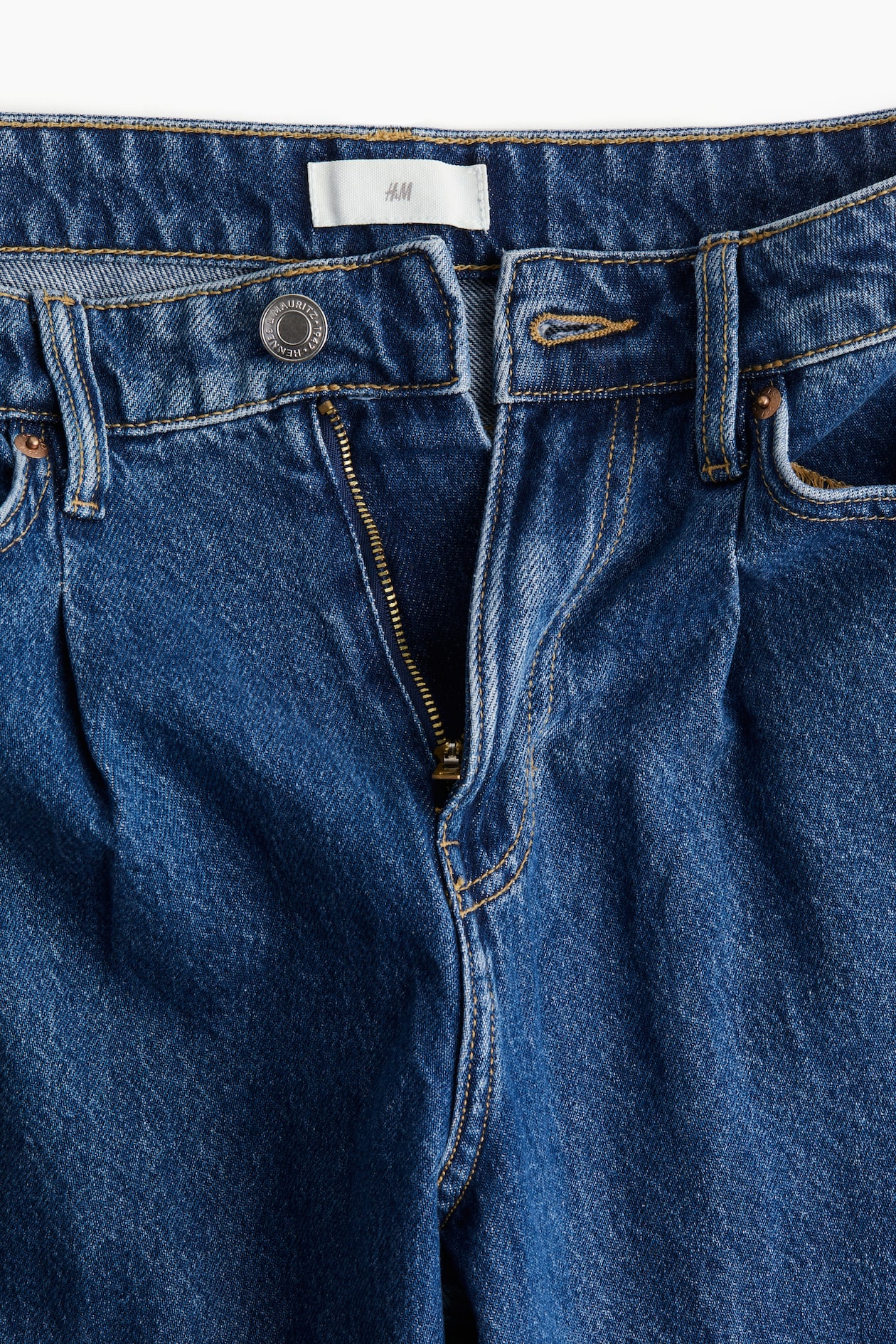 Wide-leg Denim Pants - image 3