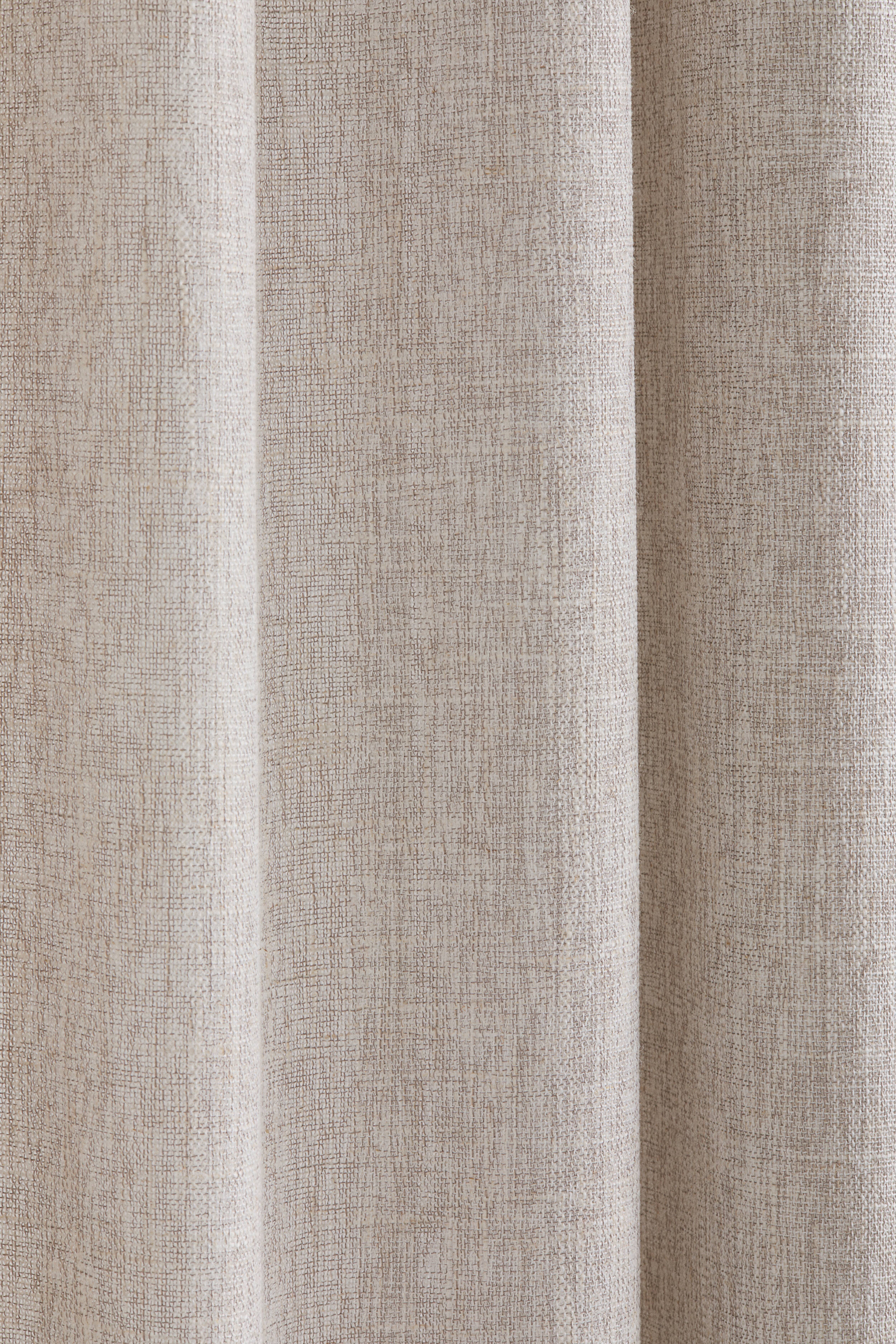 2-Pack Extra-Long Slub-Weave Curtains