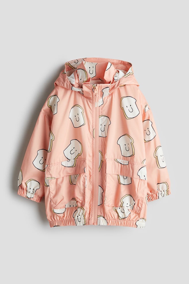 Windbreaker met print - Perzik/boterham - 1