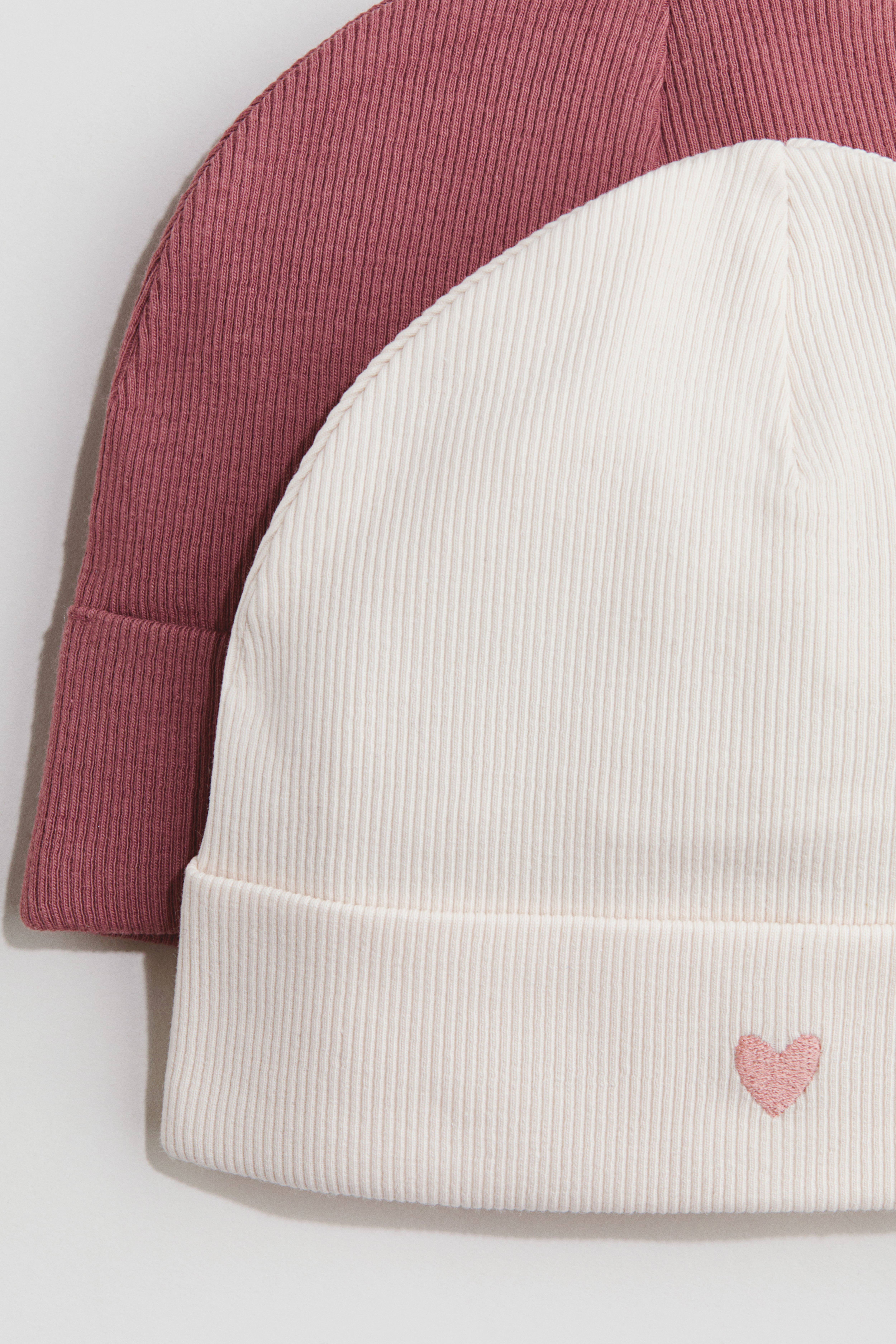 2-Pack Cotton Beanies