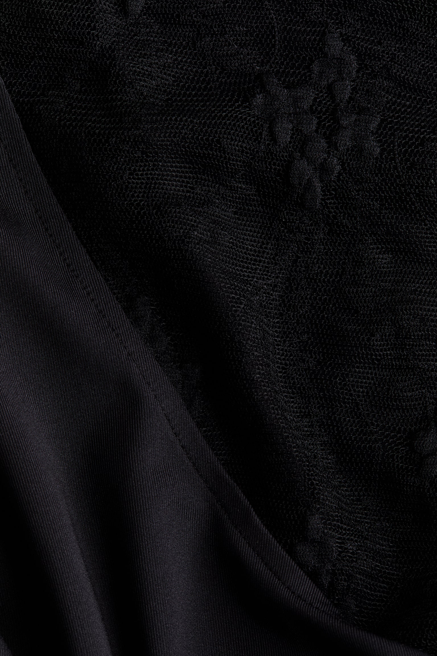 Женский топ H&M Layered Lace-Detail, цвет: Чёрный — фото 7