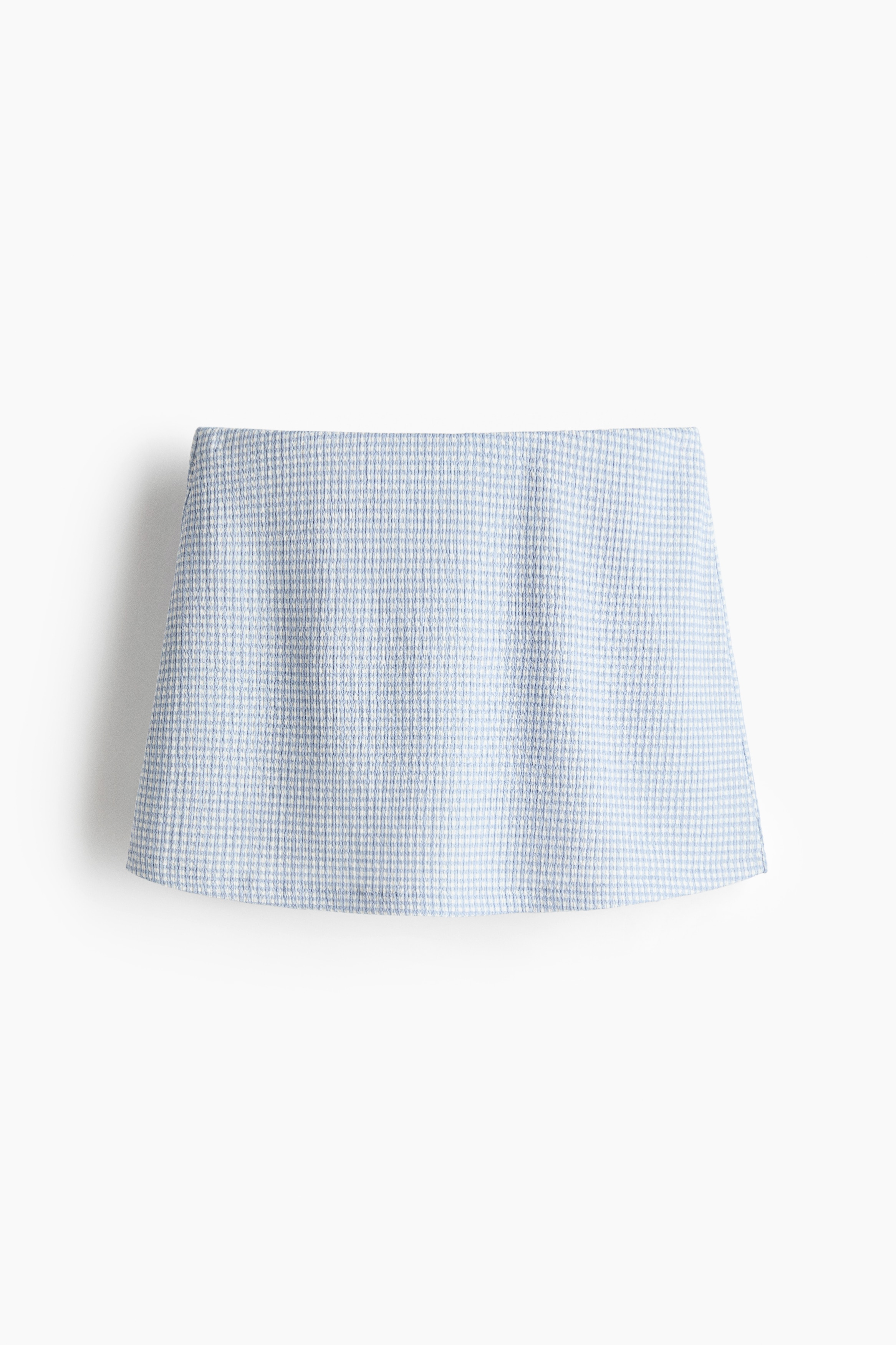 Crinkled mini skort