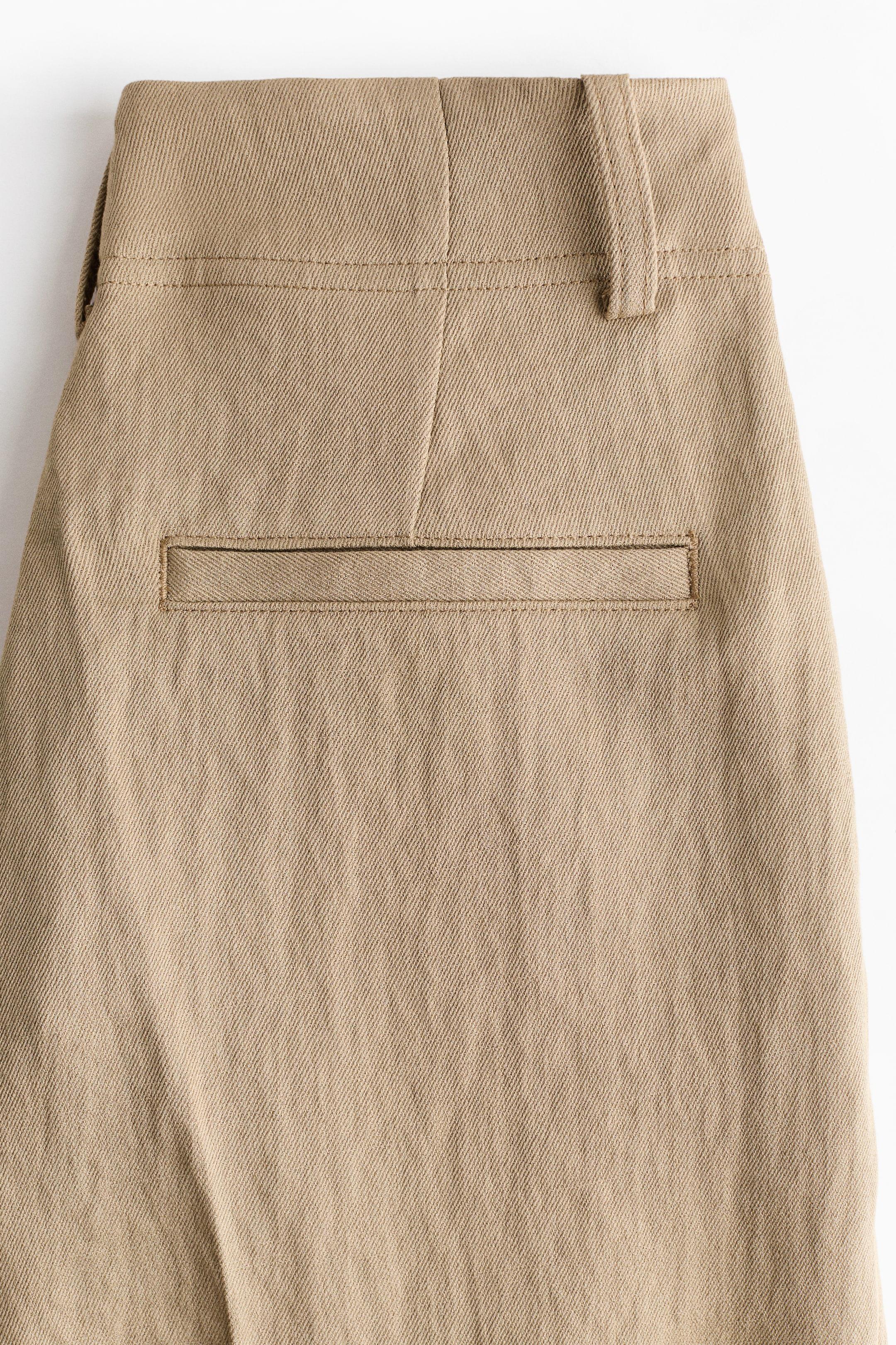 Ankle-Length Twill Pants