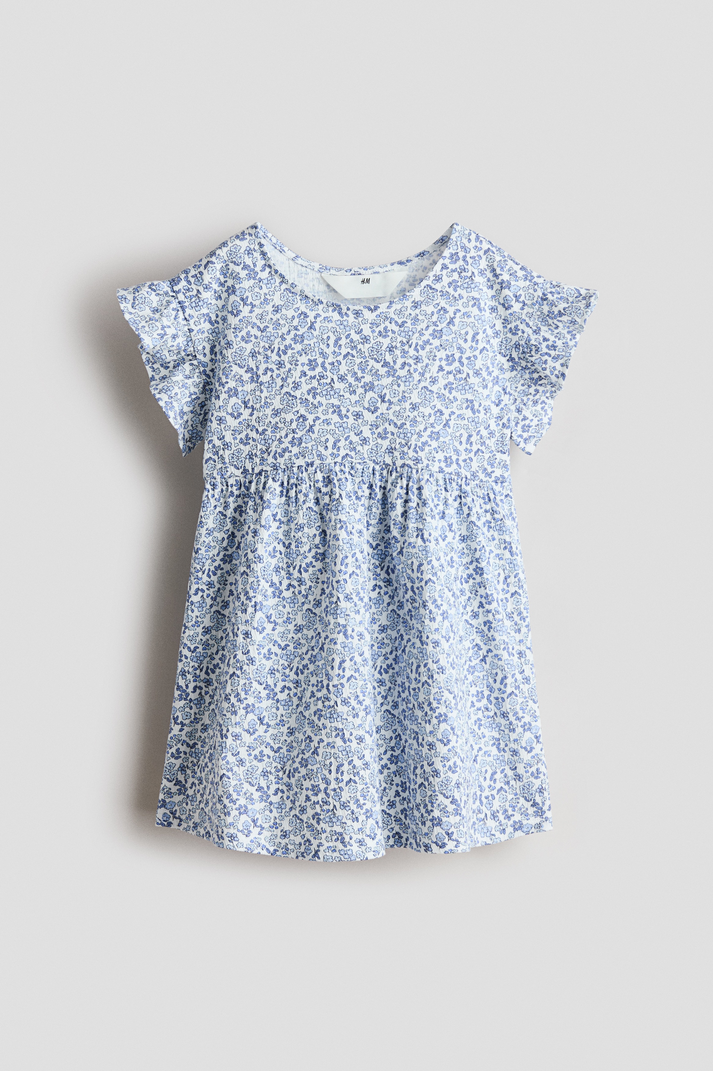 Baumwollkleid mit VolantärmelnModell