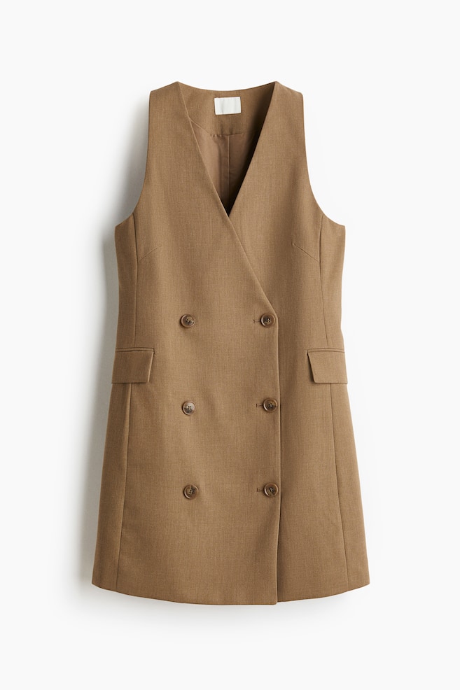 Robe sans manches - Beige foncé - 1