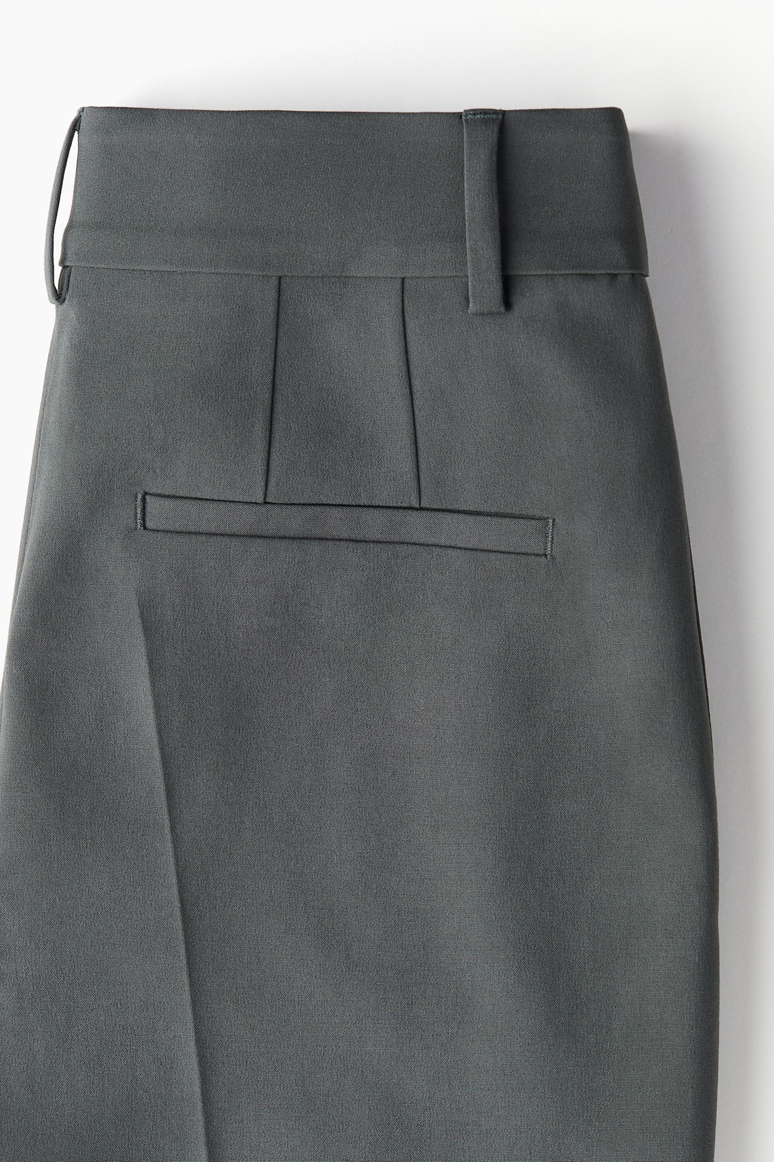 Cigarette trousers - Dark grey-green/Black/Light beige marl/Powder pink/Navy blue/Navy blue/Grey/Checked/Light beige - 6