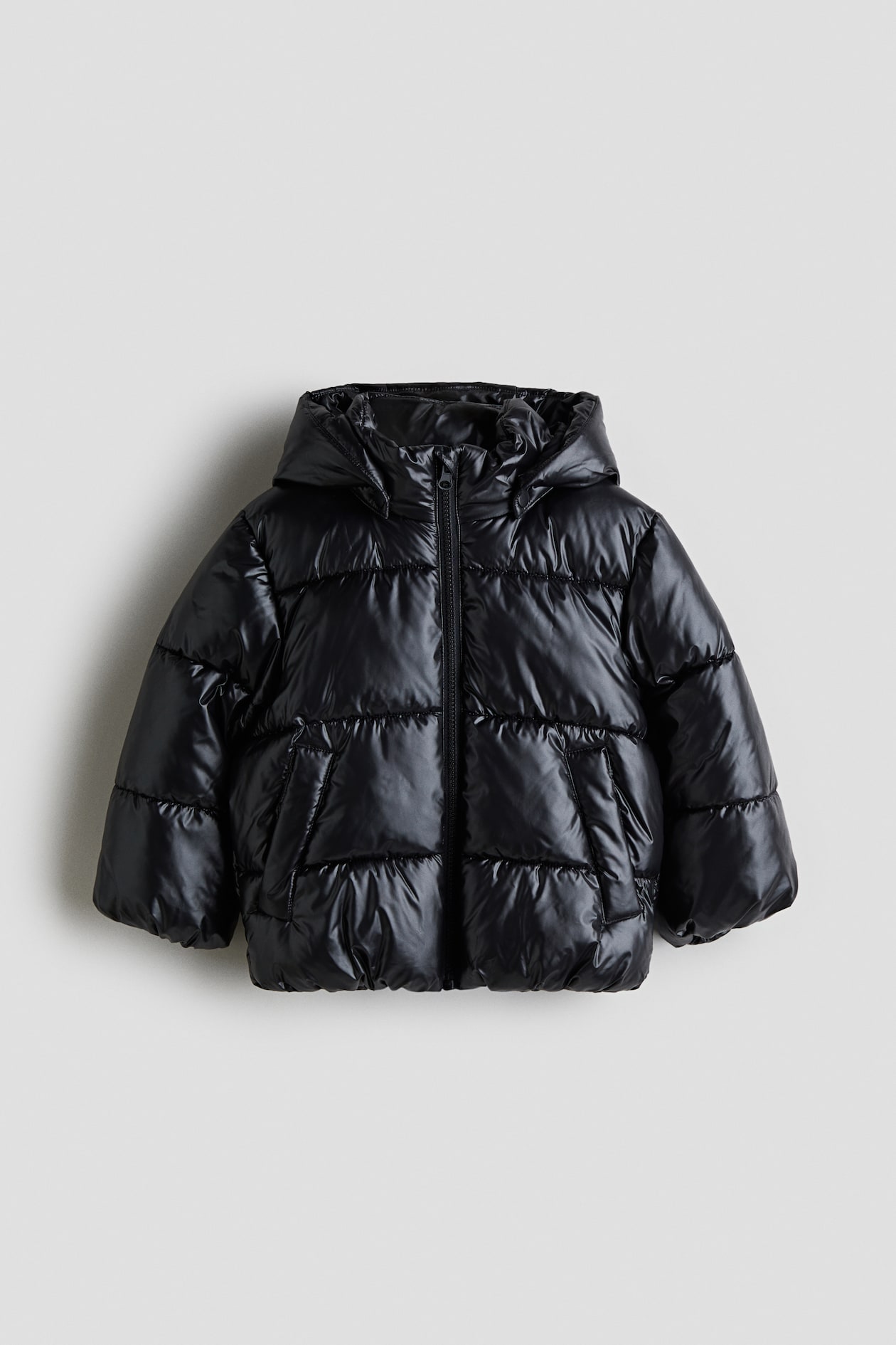 Vodoodpudivá vatovaná bunda - Čierna - DETI | H&M SK