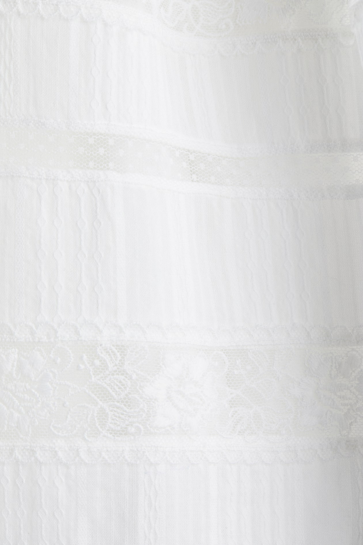 Lace-Inset Cotton Dress - image 2