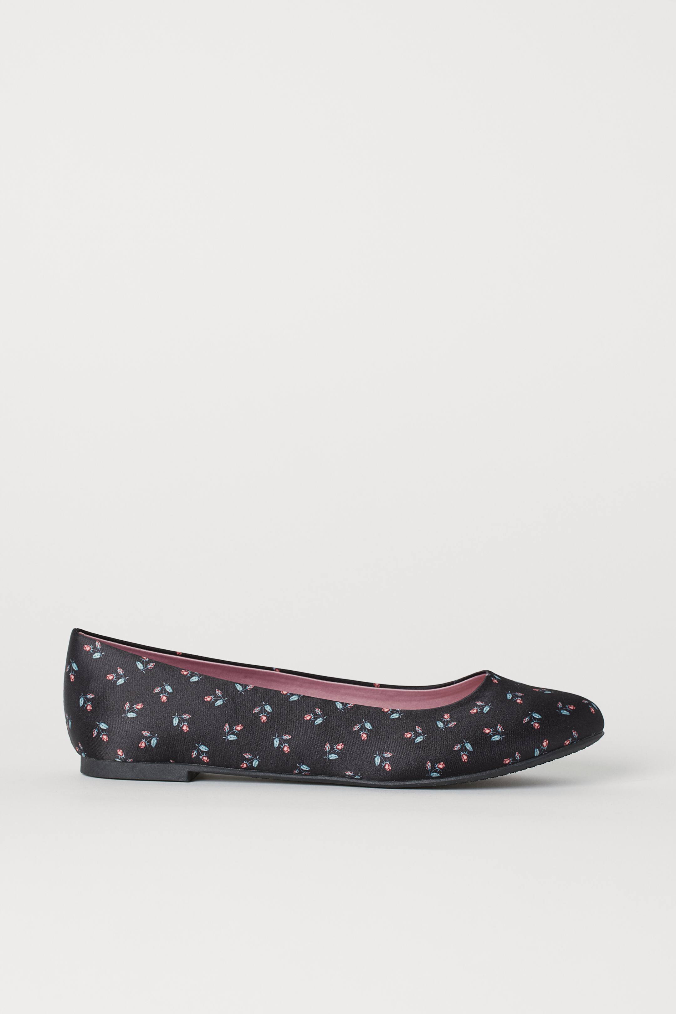 Ballerines en satin