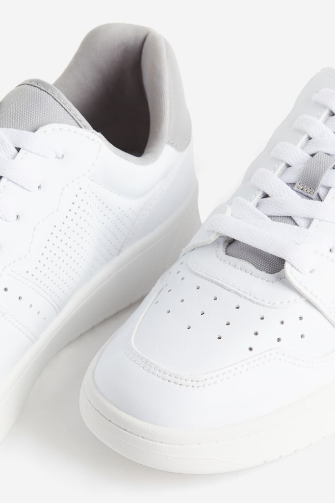 Sneakers - Blanc/Blanc/color block/Argenté/color block - 4