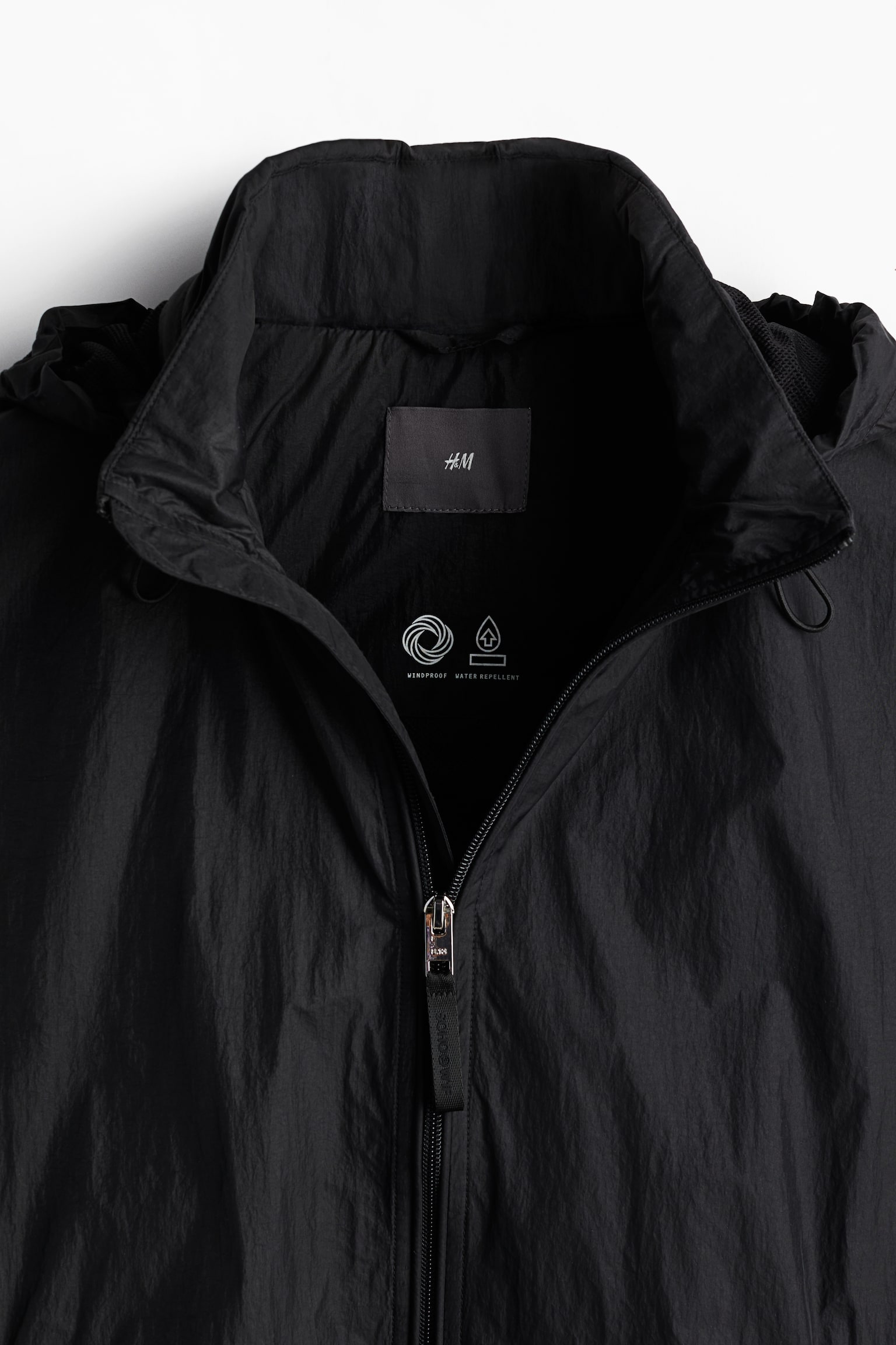 Regular Fit Water-repellent windbreaker - Black - 6