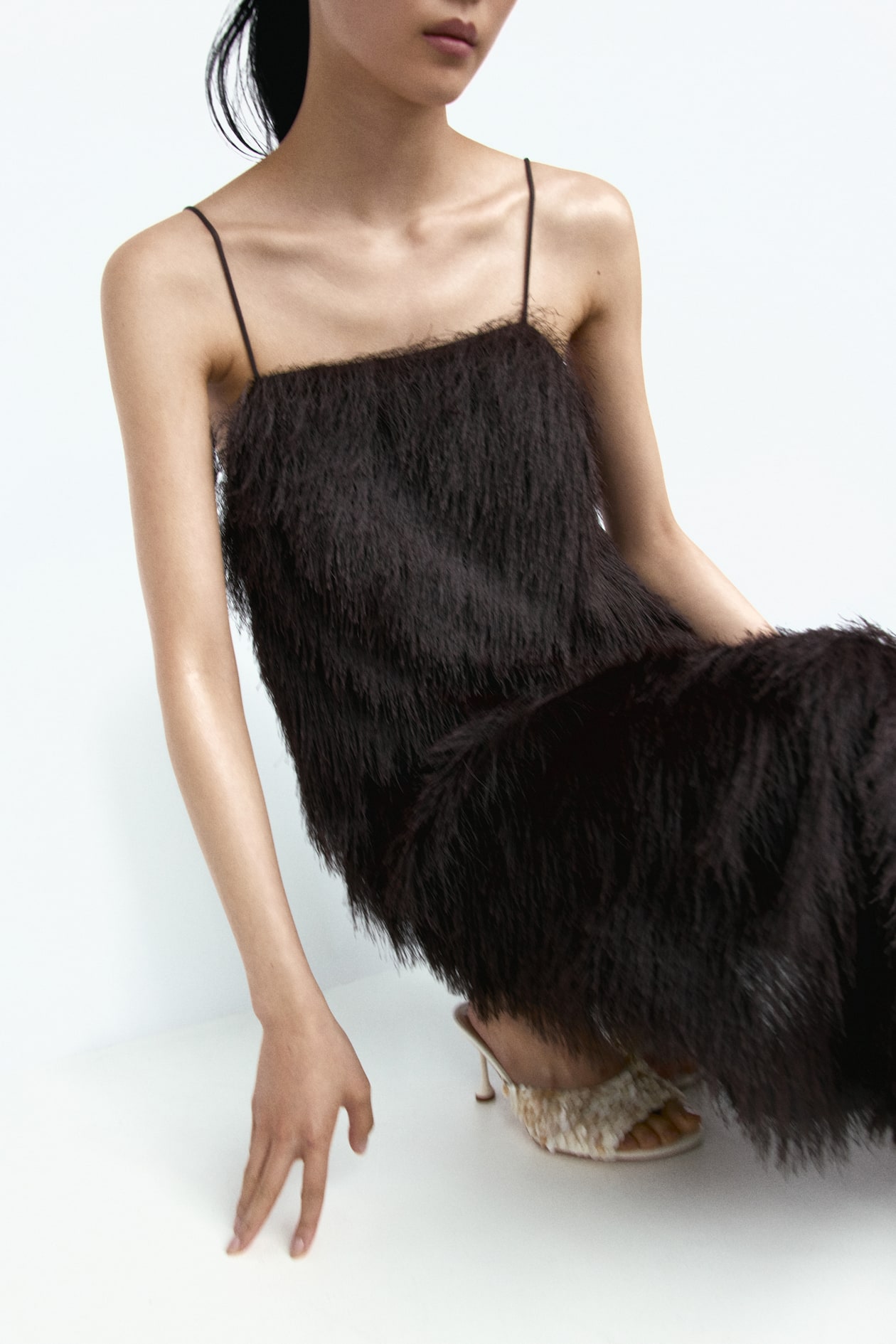 Fringed Strappy Dress - image 2