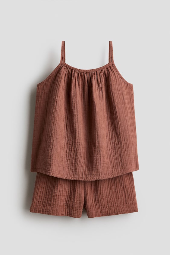 Детские топы H&M 2-Piece Cotton Muslin Set