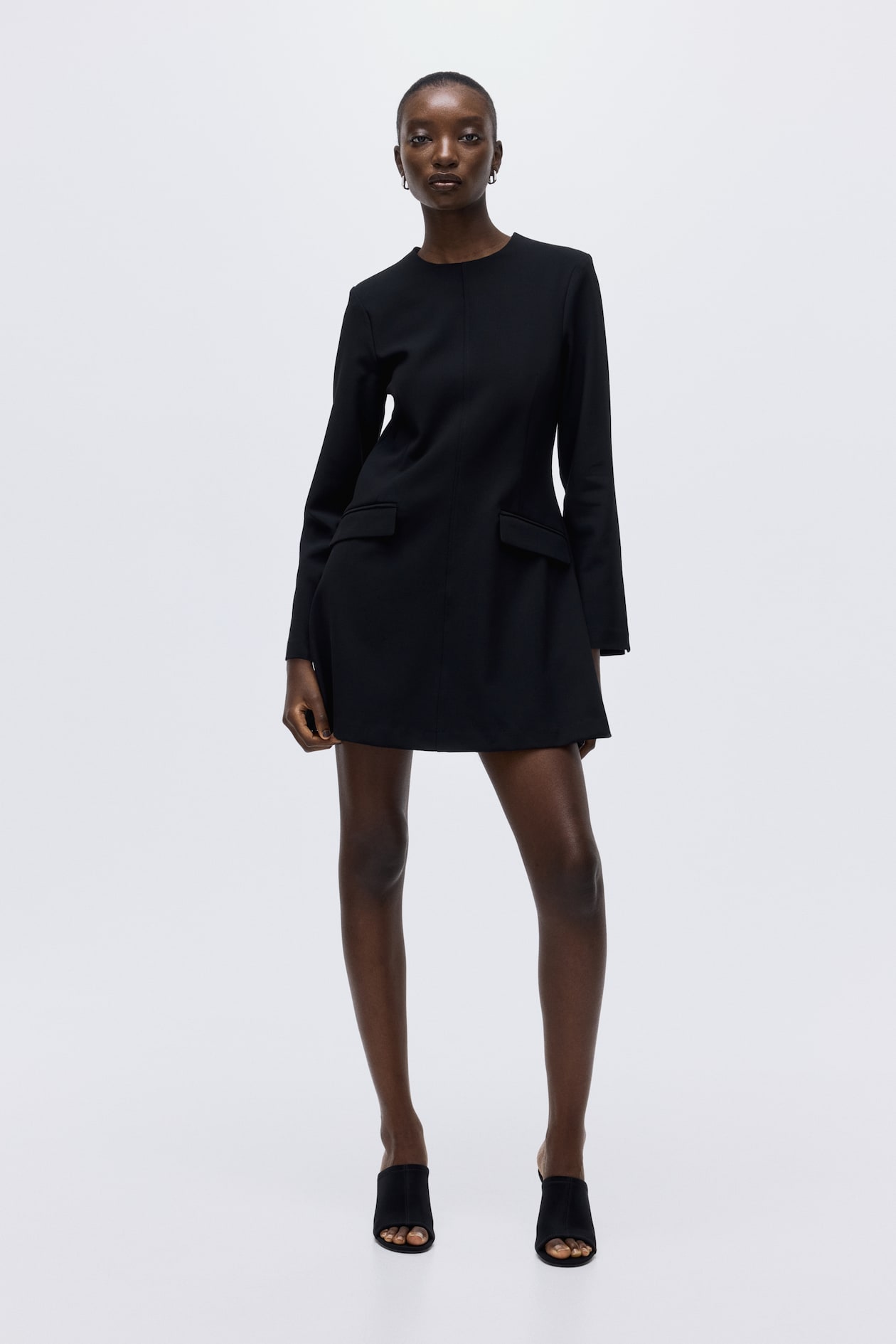 Shoulder-Pad Dress - image 4