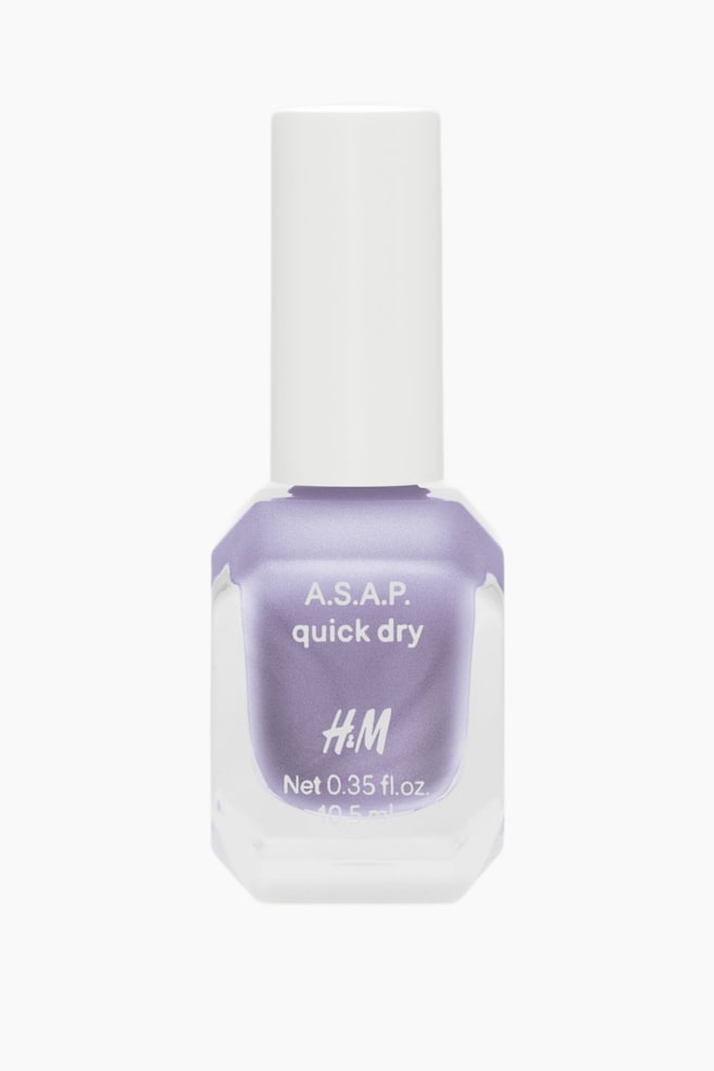 A.S.A.P. Quick Dry Nail Polish - Party in Lilac/Black Hole/90's Baby/Paris to Ibiza/I Fancy a Donut - 1