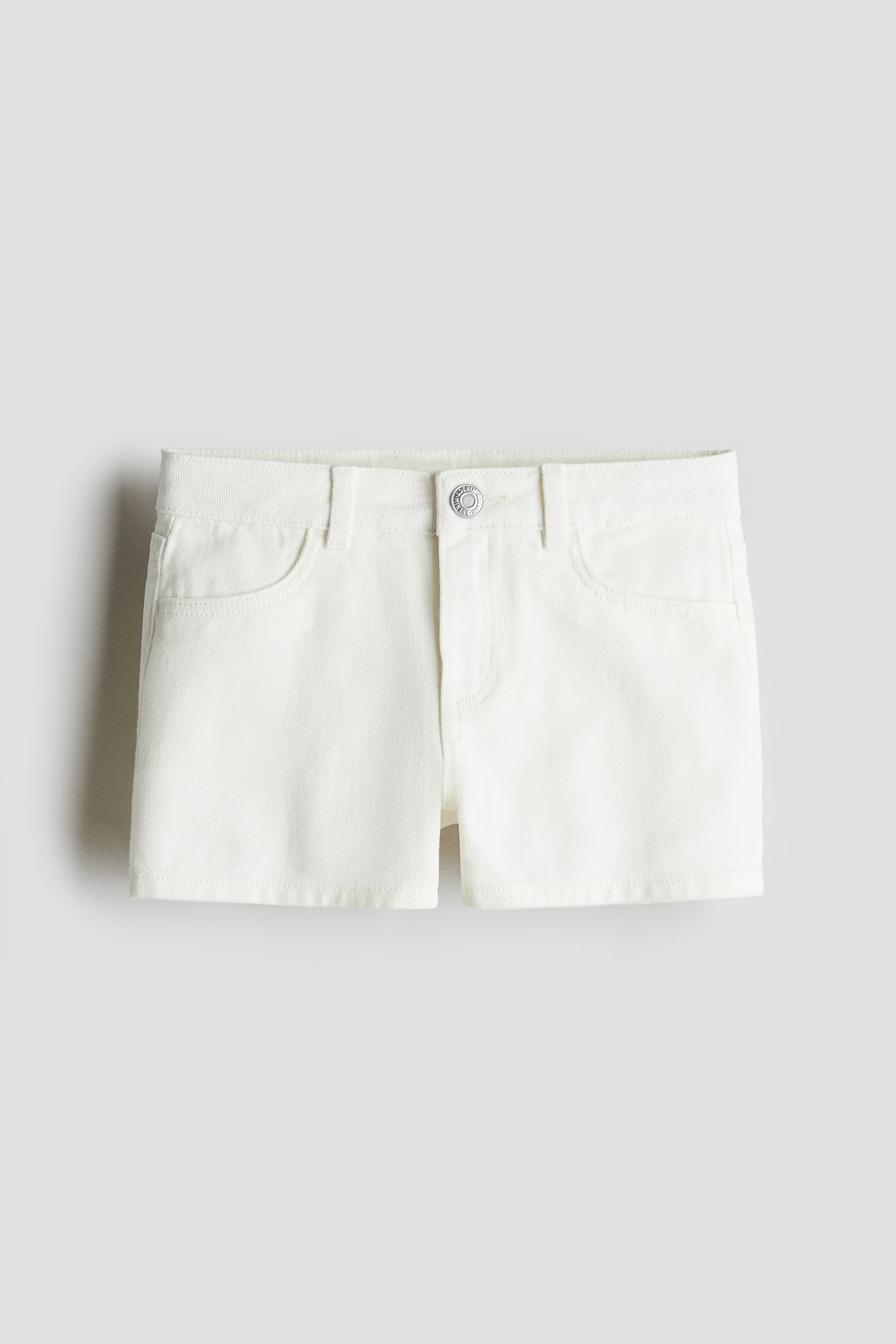 Denim Shorts - White