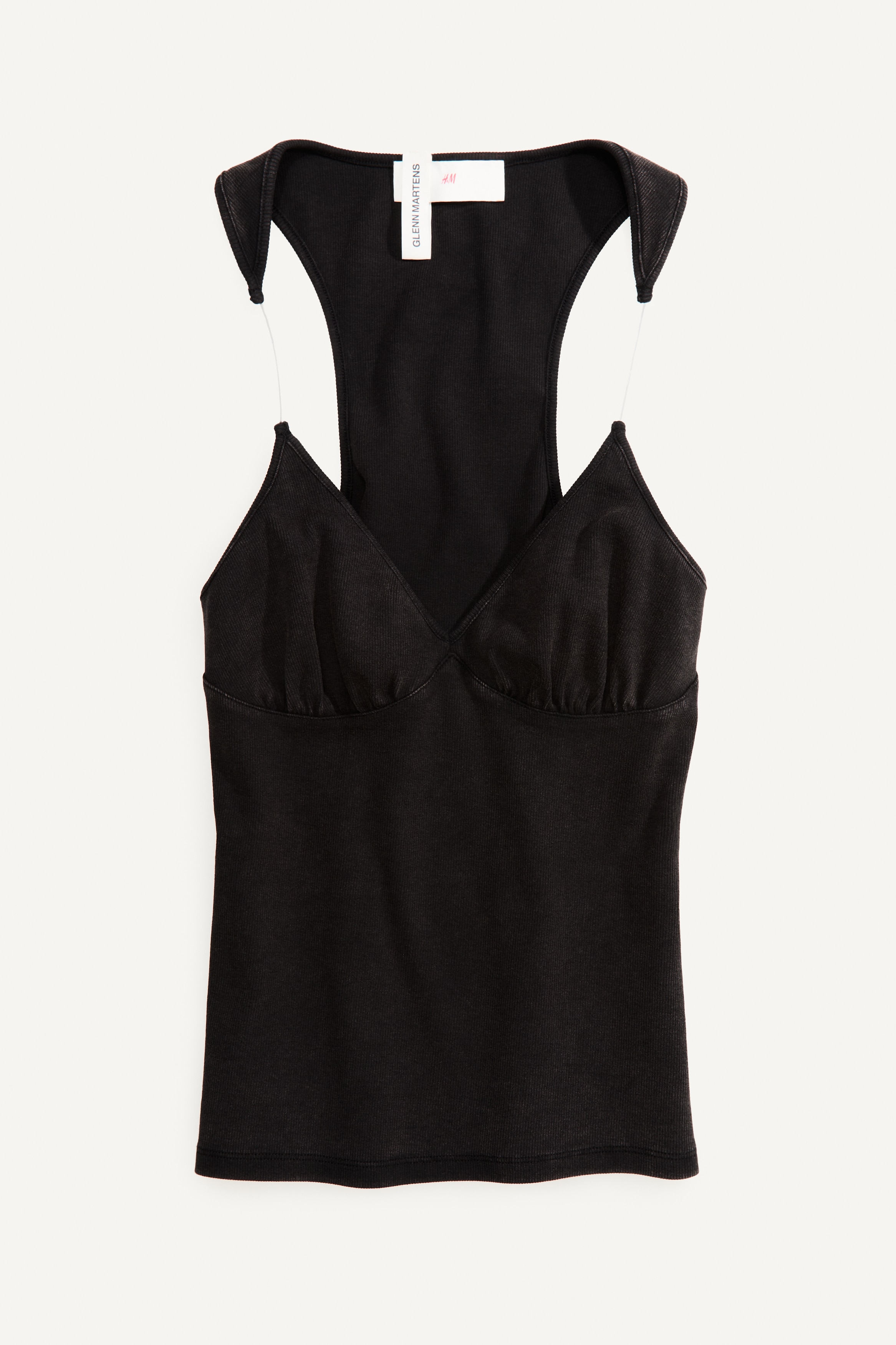  グレンマーティンス　リブタンクトップ　XS Ribbed Tank Top - Black - Ladies | H&M US