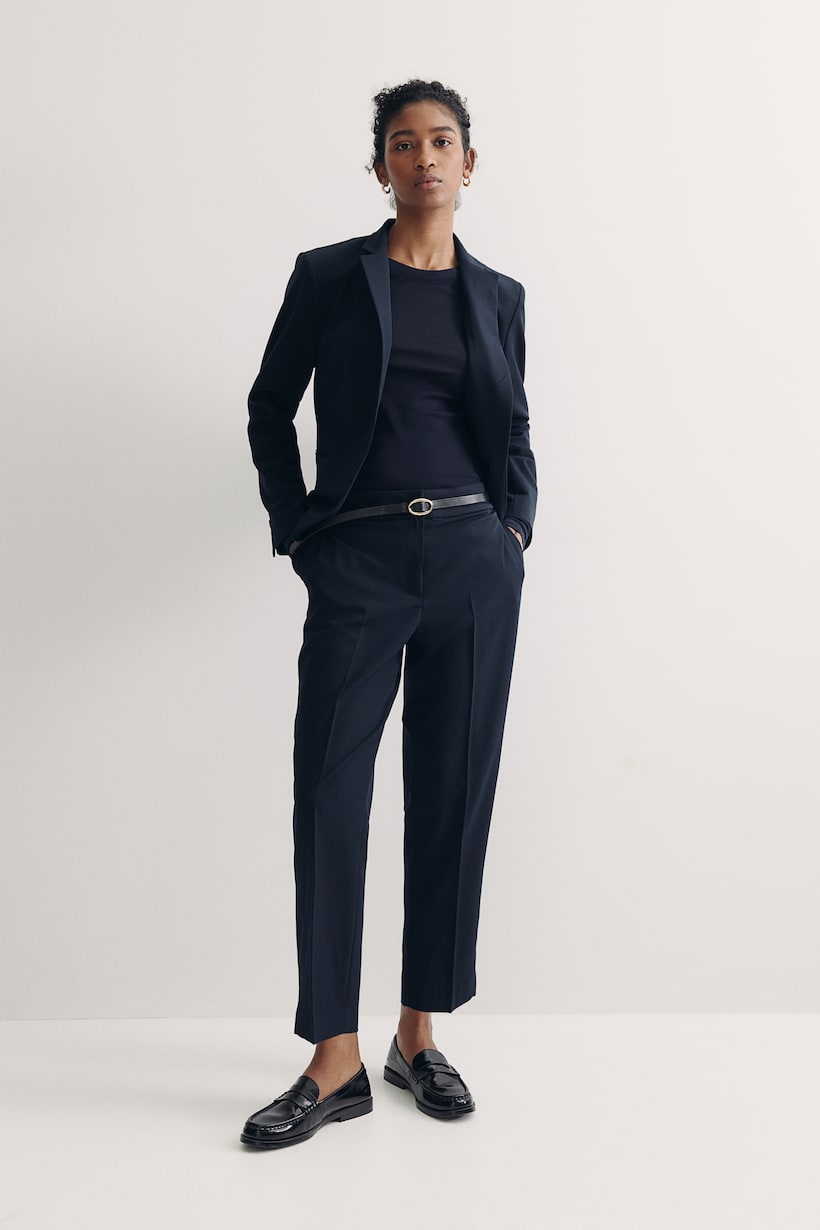 Blazer Blu Completo Blu Navy Donna Giacca Blu Navy Da Donna E