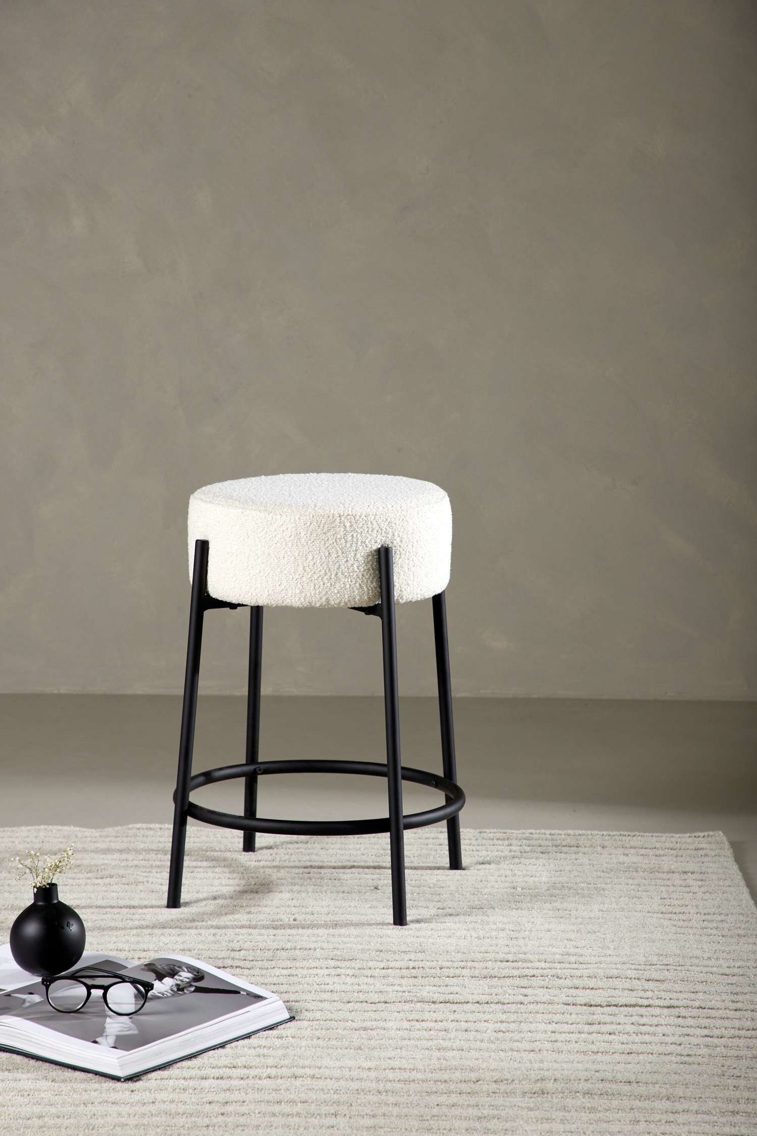 Tucson Chair - Stål, Hvid