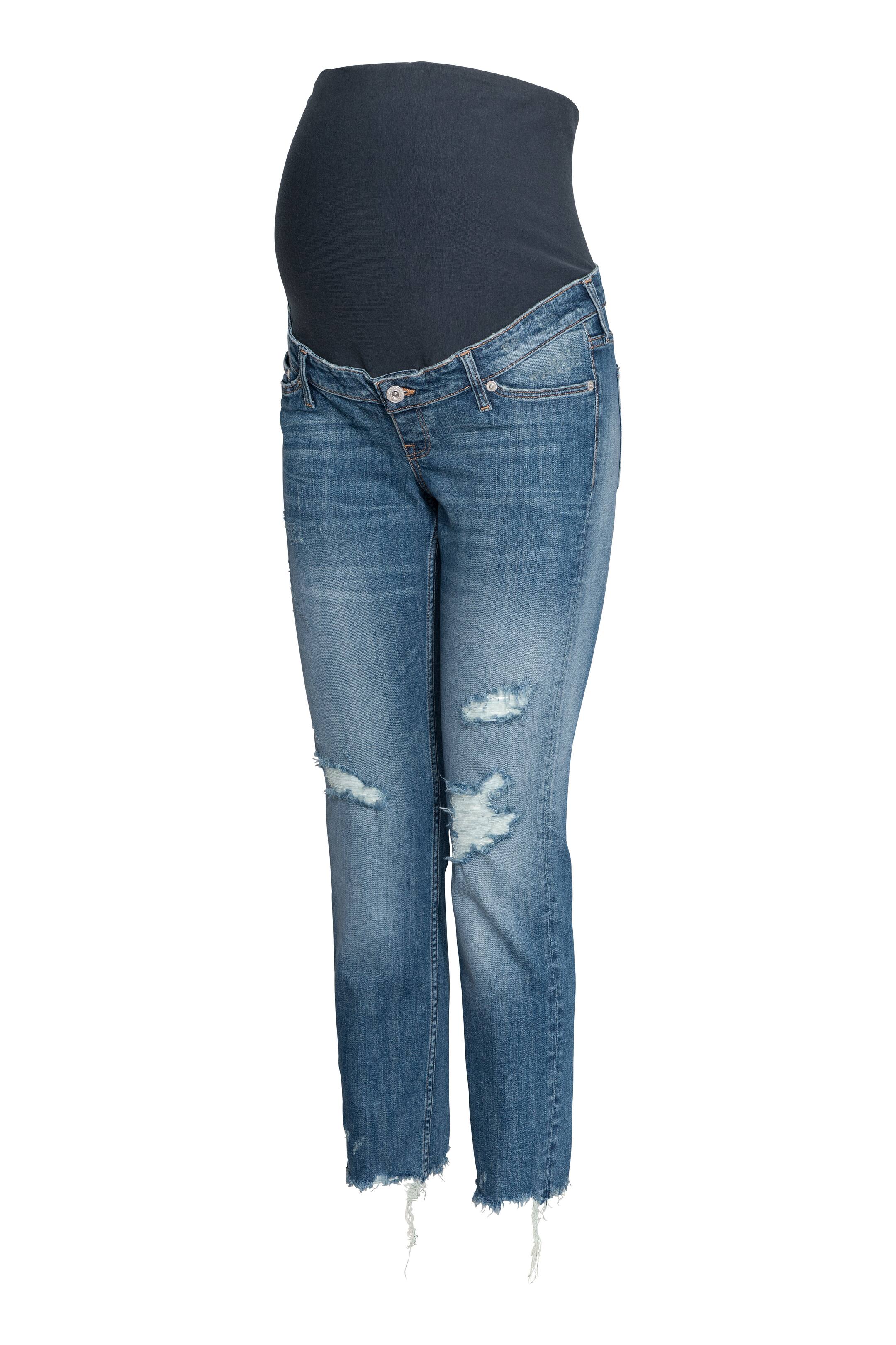 Büyük resmi görüntüle: MAMA Skinny Ankle Jeans - Kot mavisi - KADIN | H&M TR 1