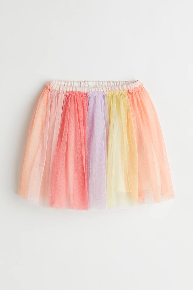 Glittery tulle skirt - Pink/Glittery - 1