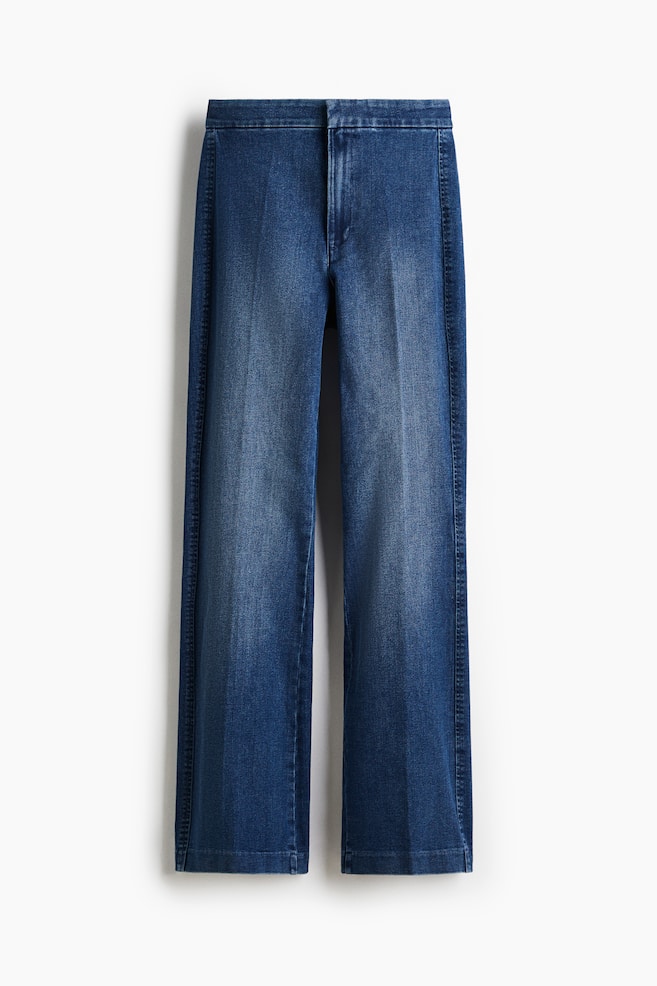 Flared High Jeans - Denim blue/Dark denim blue/Denim blue/Black - 1