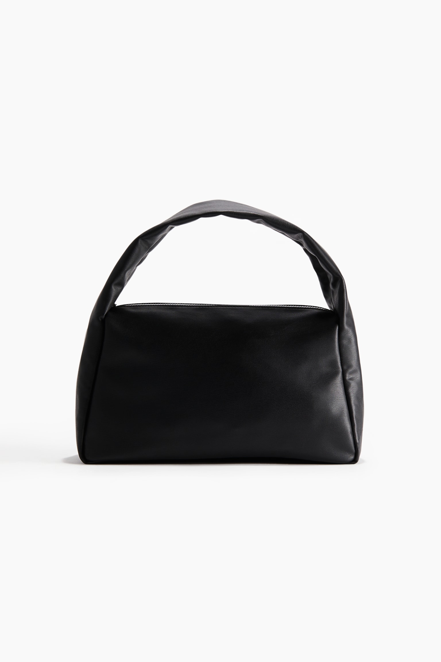 Coated shoulder bag - Black/Light beige/Black - 2