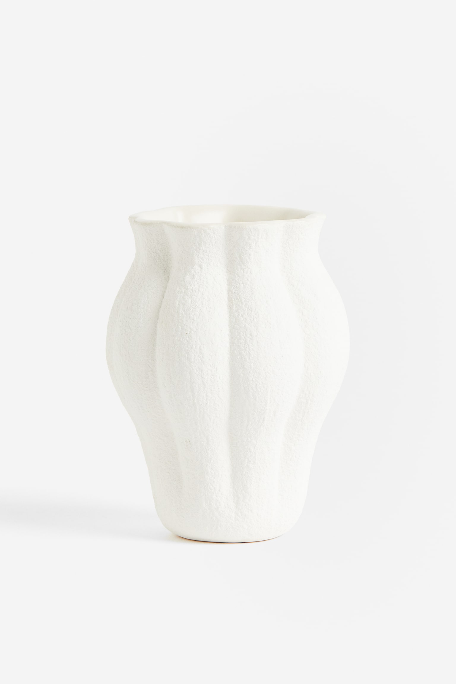 Small stoneware vase - White - 1