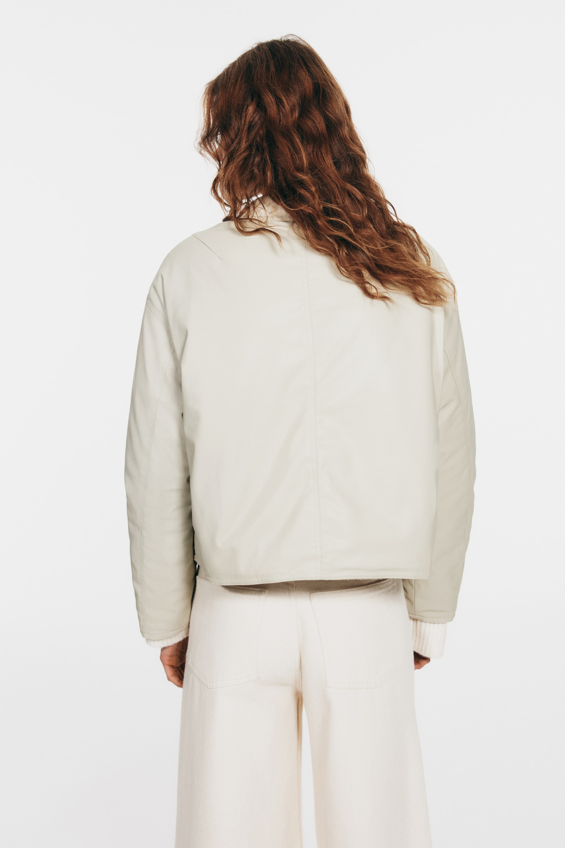 Ampliar la imagen: Reversible bomber jacket - Beige claro - Ladies | H&M MX 4