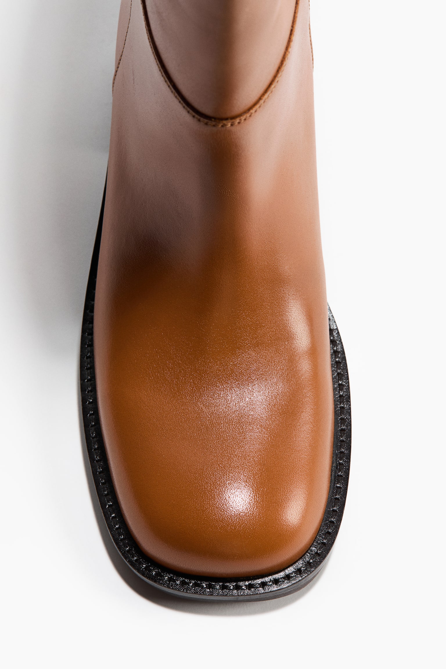 Leather boots - Dark beige/Black/Dark brown - 3