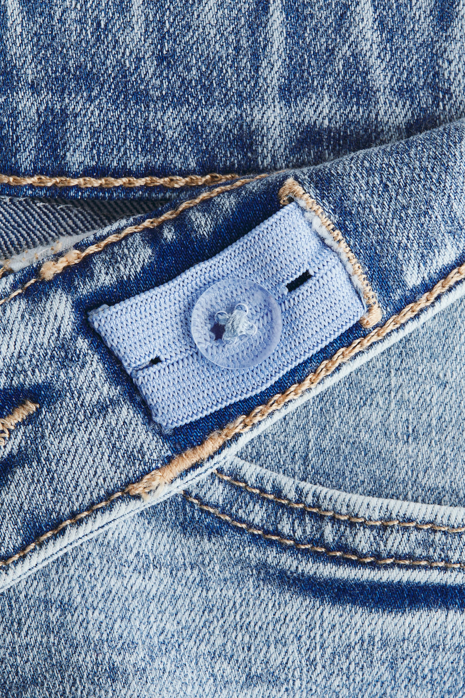 Superstretch Wide Leg Jeans - Light denim blue/Dark denim blue/Washed denim blue/Light denim blue/Denim black/Dark denim blue - 3