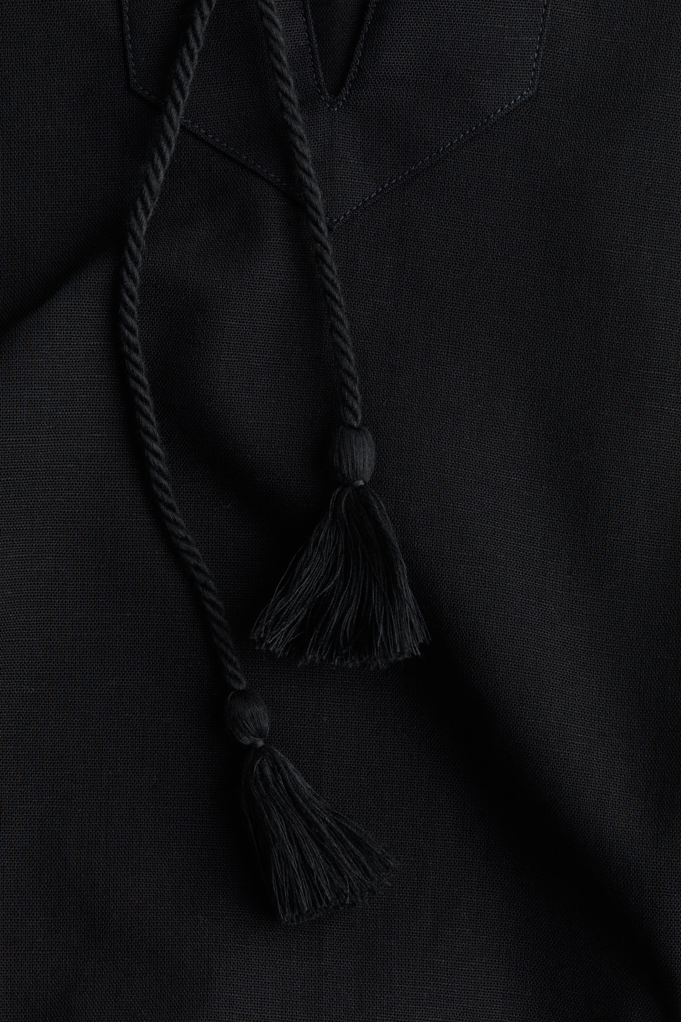 Flared-hem dress