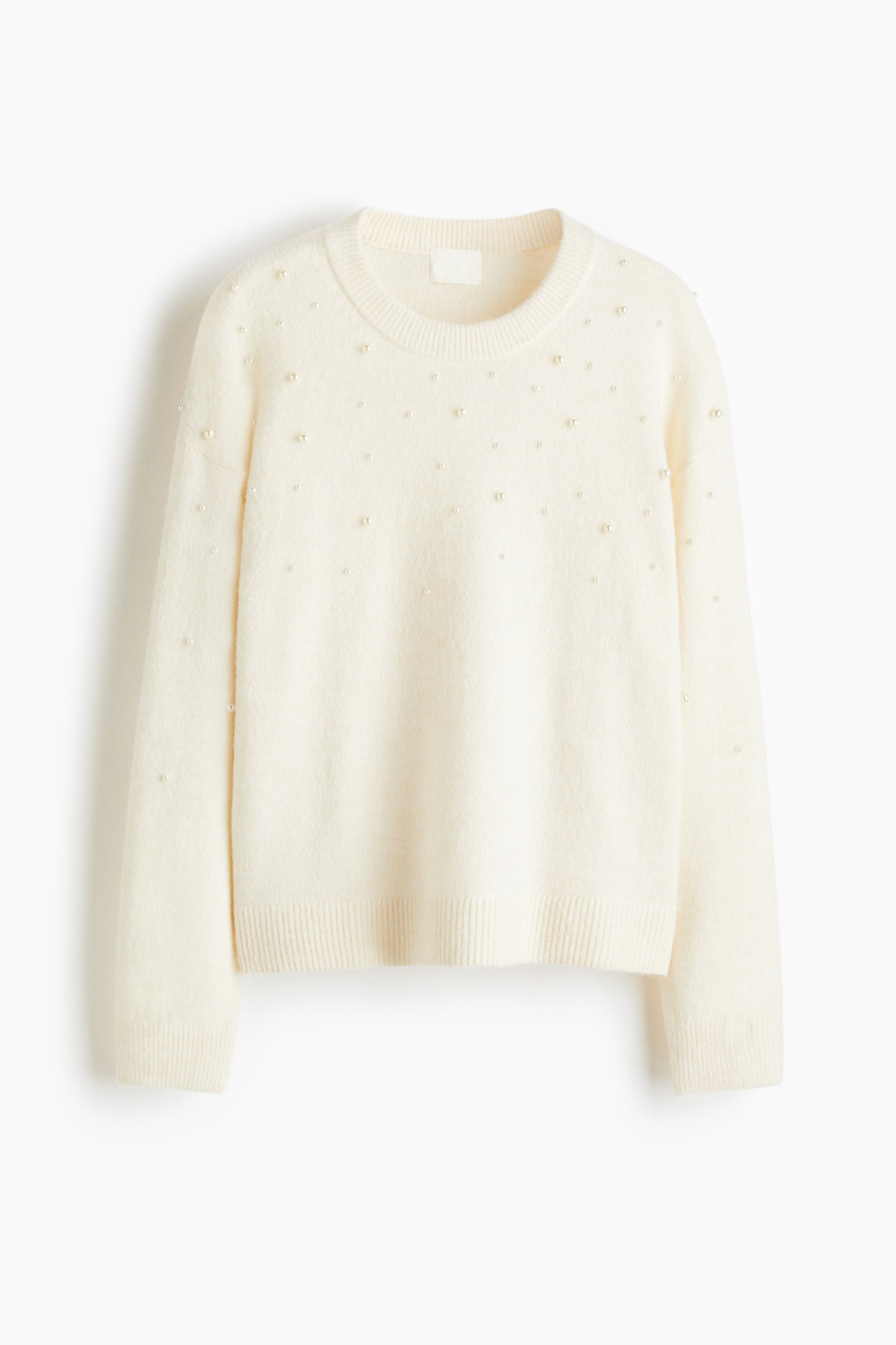 Embellished jumper - Cream/Black/Navy blue - 2